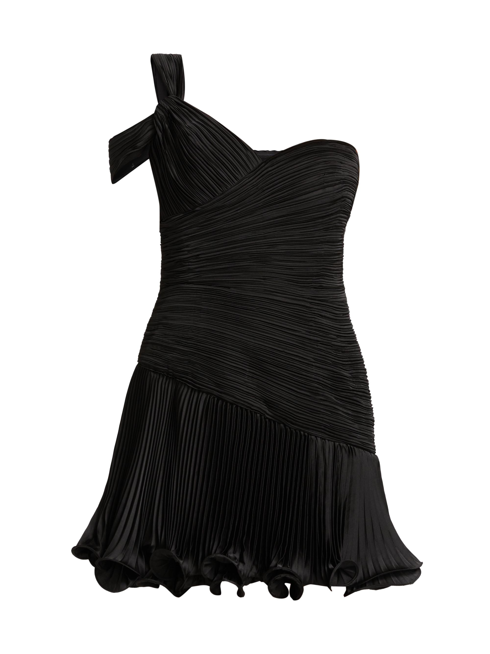 Amur Women's Journey Wrap Minidress - Black