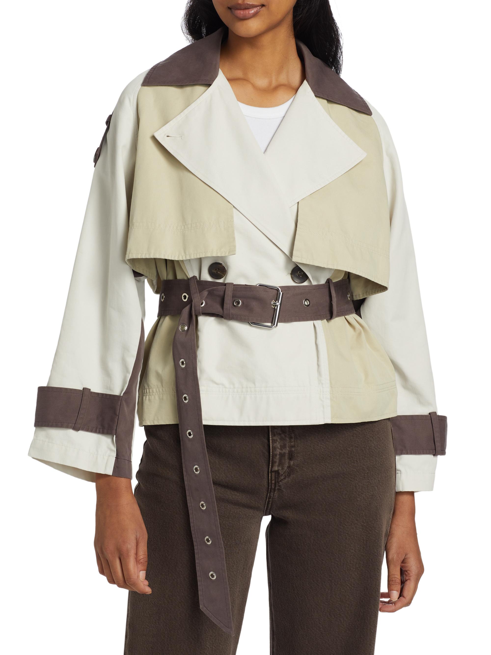 Derek Lam 10 Crosby Ines Cropped Trench Jacket | Saks Fifth Avenue