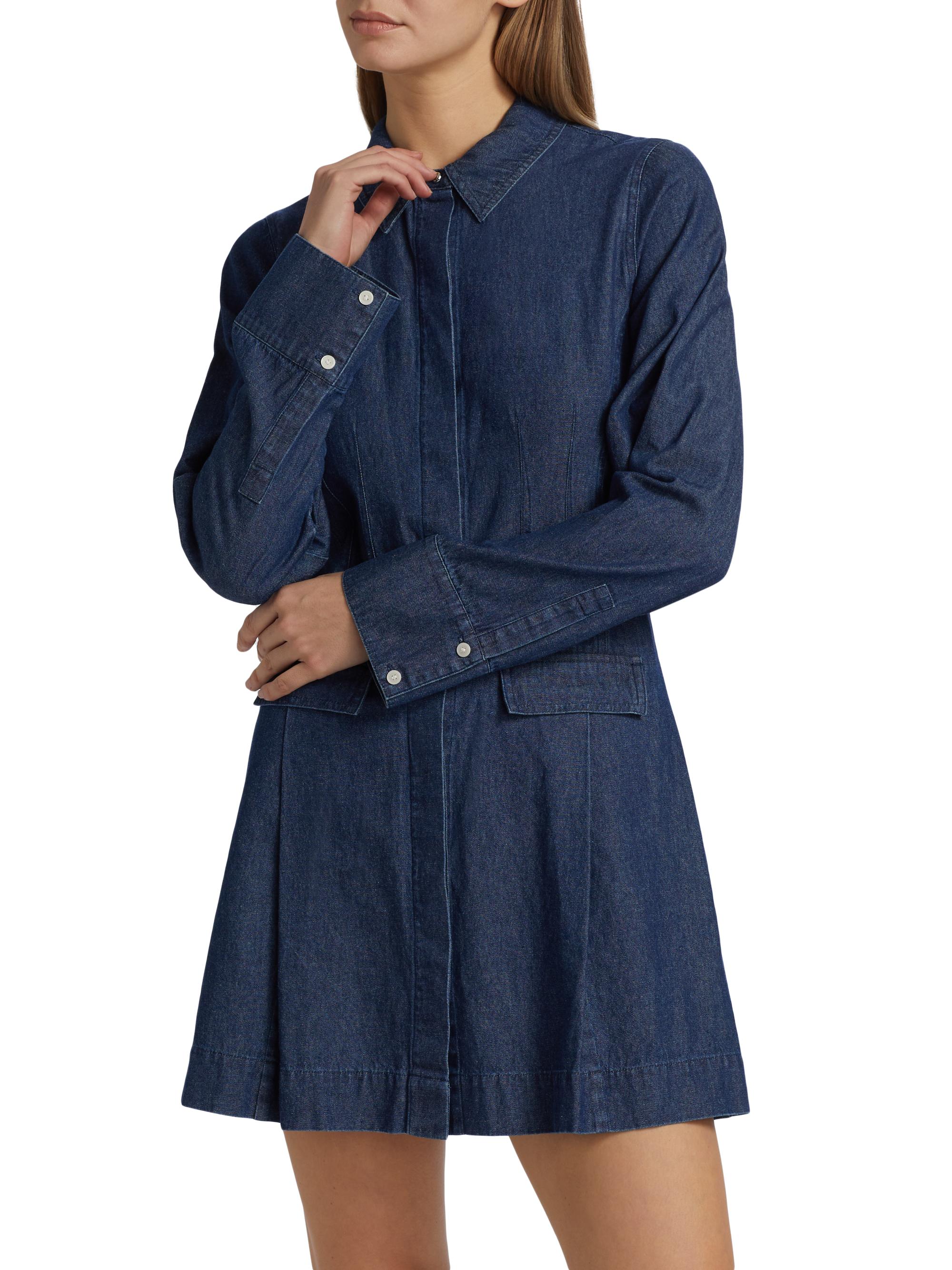 Derek Lam 10 Crosby Danielle Denim Minidress | Saks Fifth Avenue