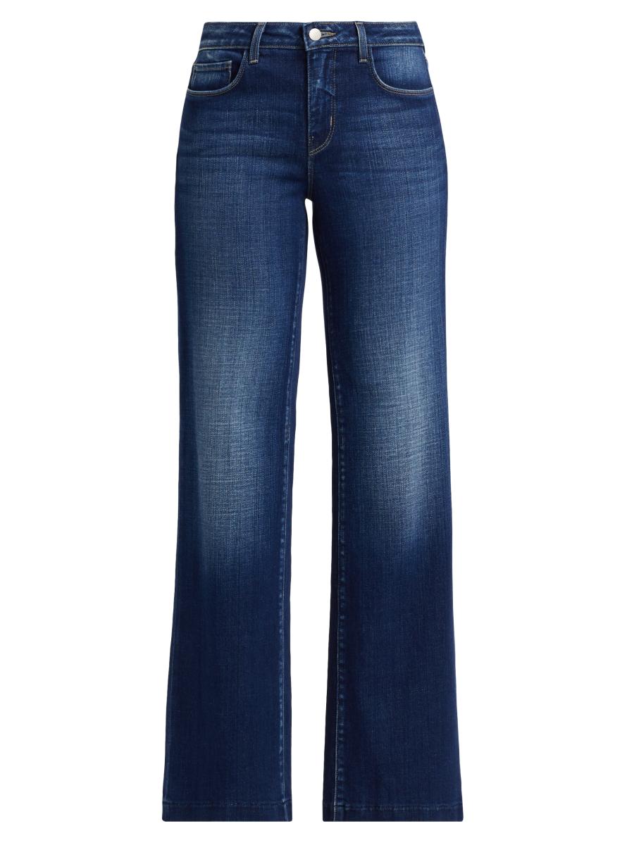 L'AGENCE Joanne Low-Rise Wide-Leg Jeans | Saks Fifth Avenue