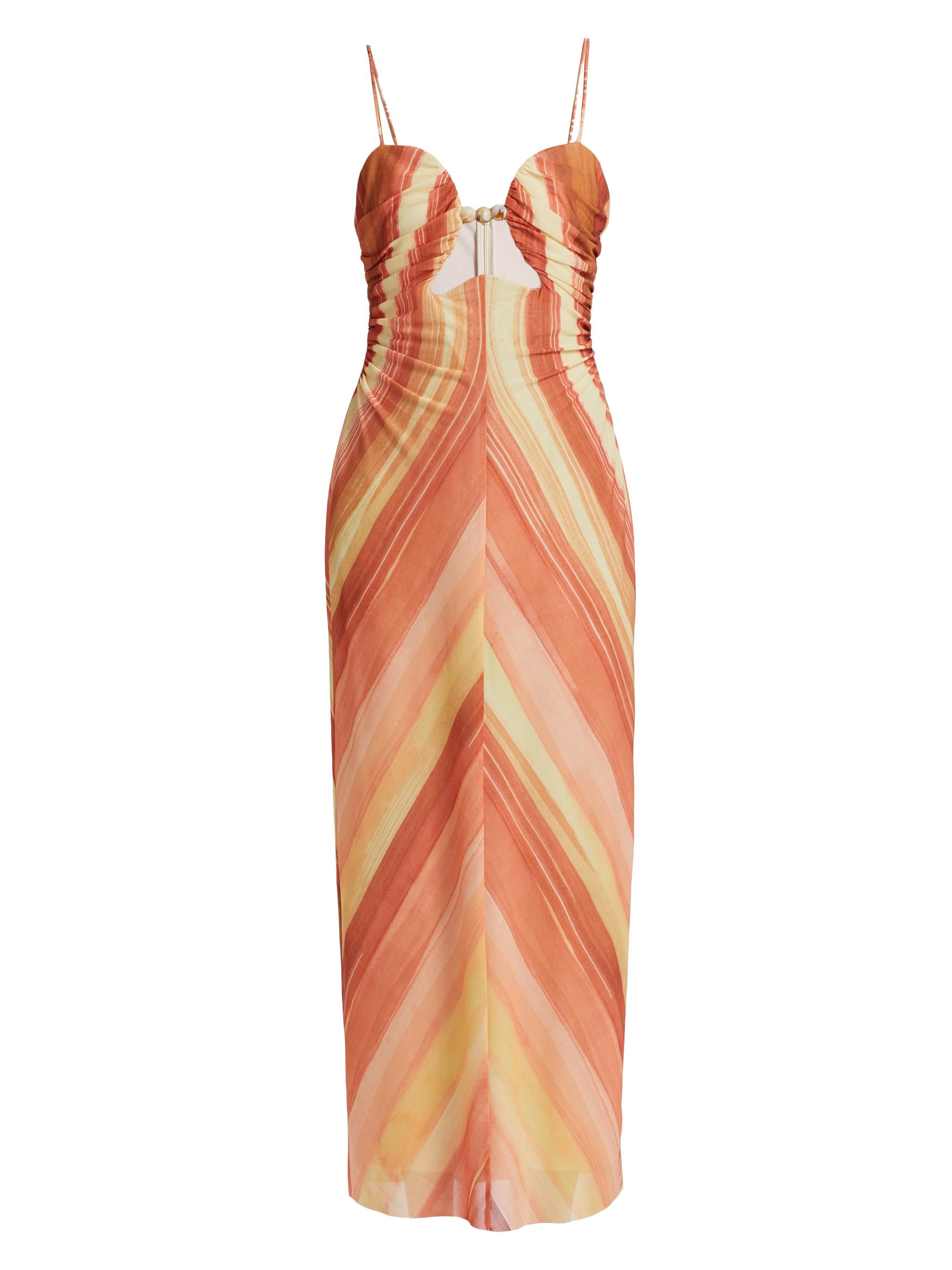 Significant Other Women's Mattie Striped Midi-Dress - Sherbet Stripe