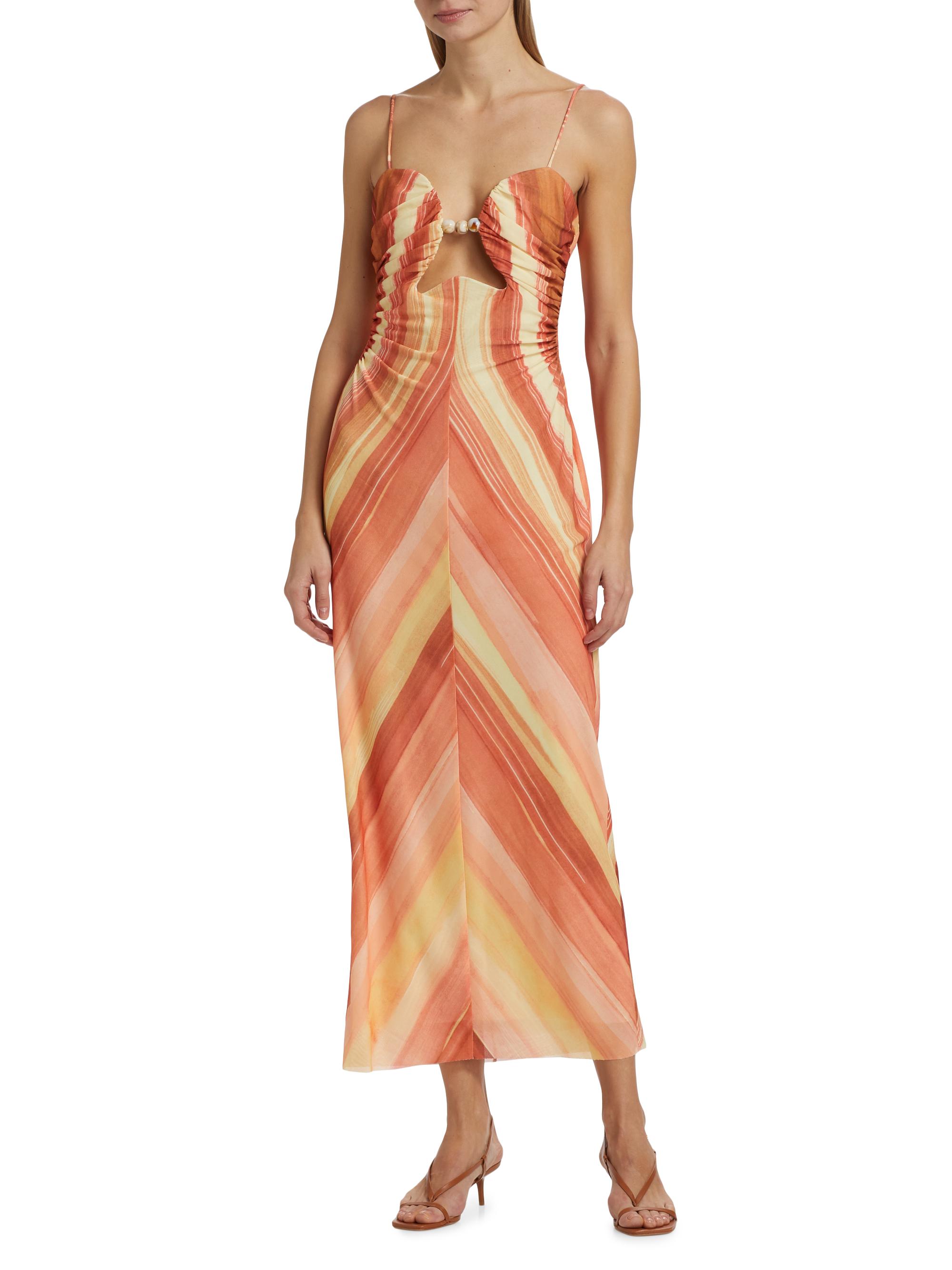 Significant Other Mattie Striped Midi-Dress | Saks Fifth Avenue