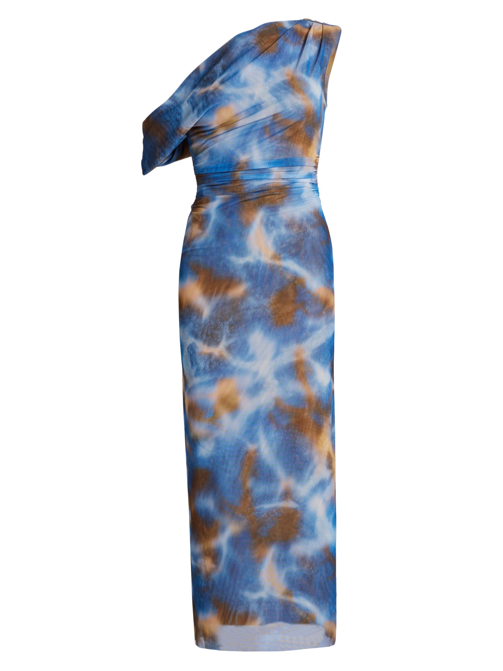 Significant Other Women's Drew Off-The-Shoulder Midi-Dress - Dipped Cobalt