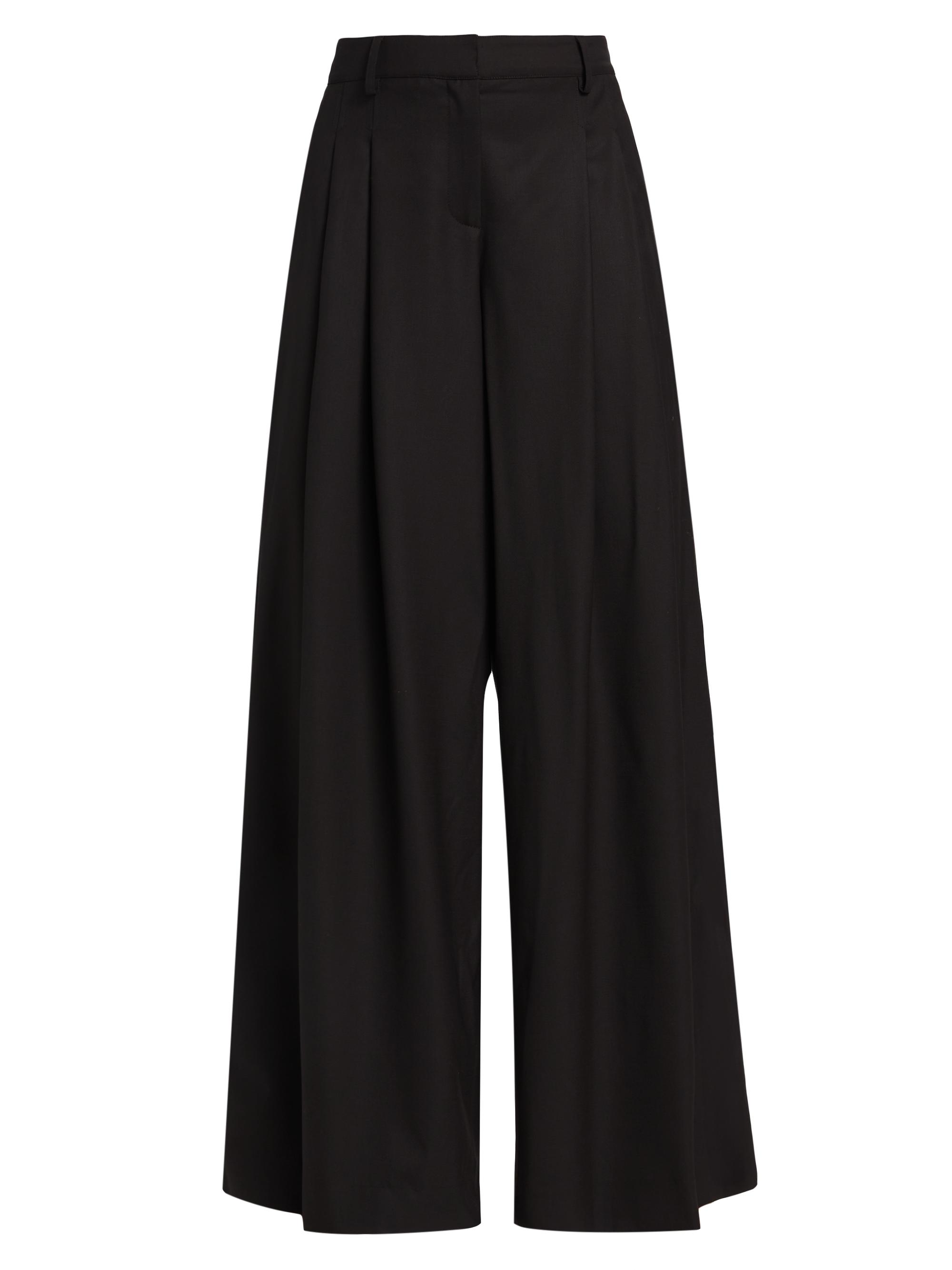TWP Women's New Didi Twill Wide-Leg Pants - Chocolate