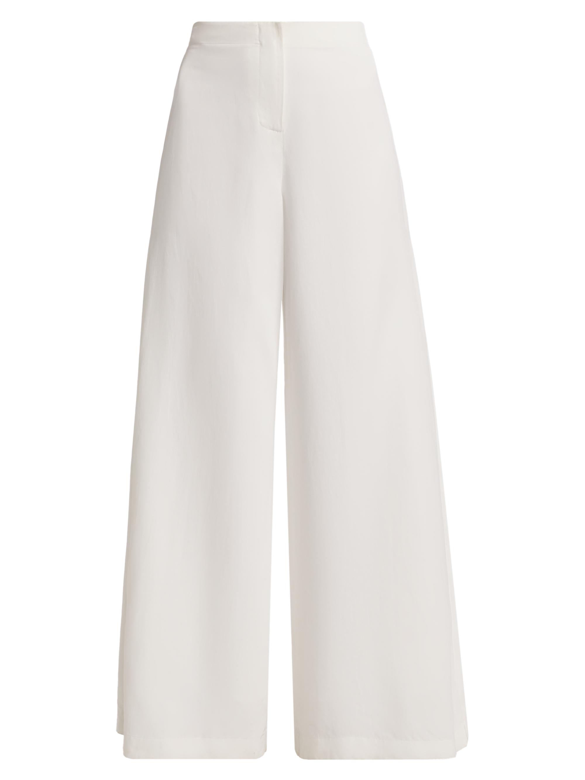 TWP Women's Stevie High-Rise Wide-Leg Pants - White