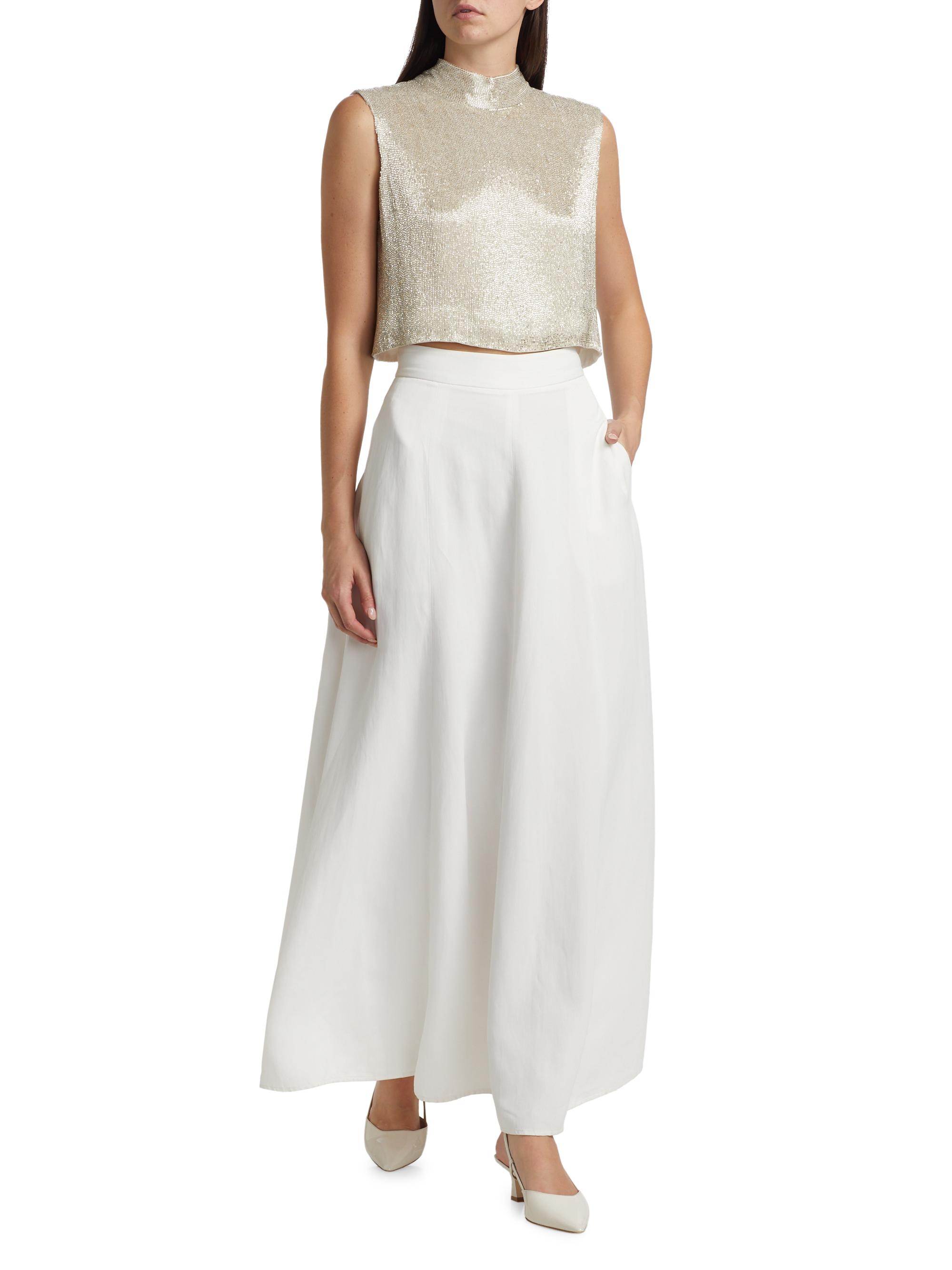 TWP Kennedy A-Line Maxi Skirt | Saks Fifth Avenue
