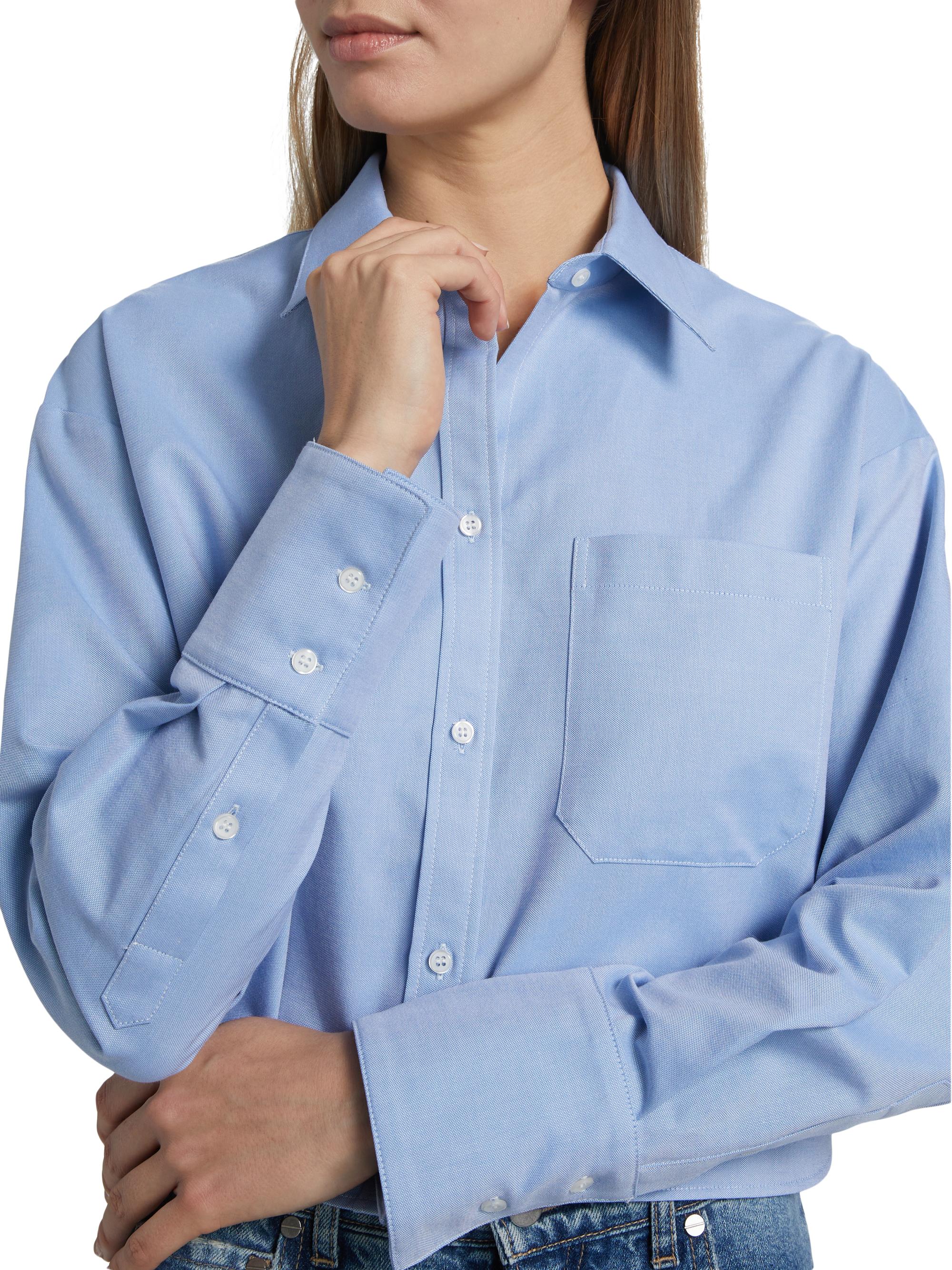 TWP Little Big Joe Cropped Oxford Shirt | Saks Fifth Avenue