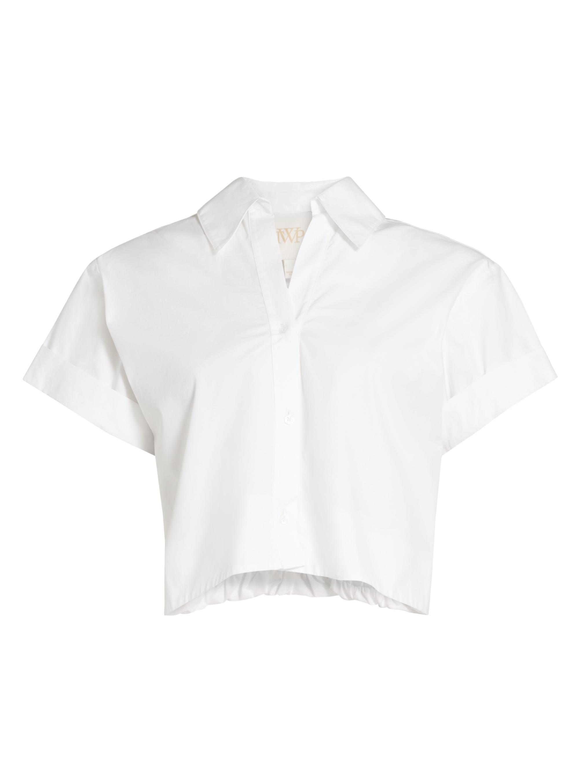 TWP Women's Forever And Always Poplin Top - White