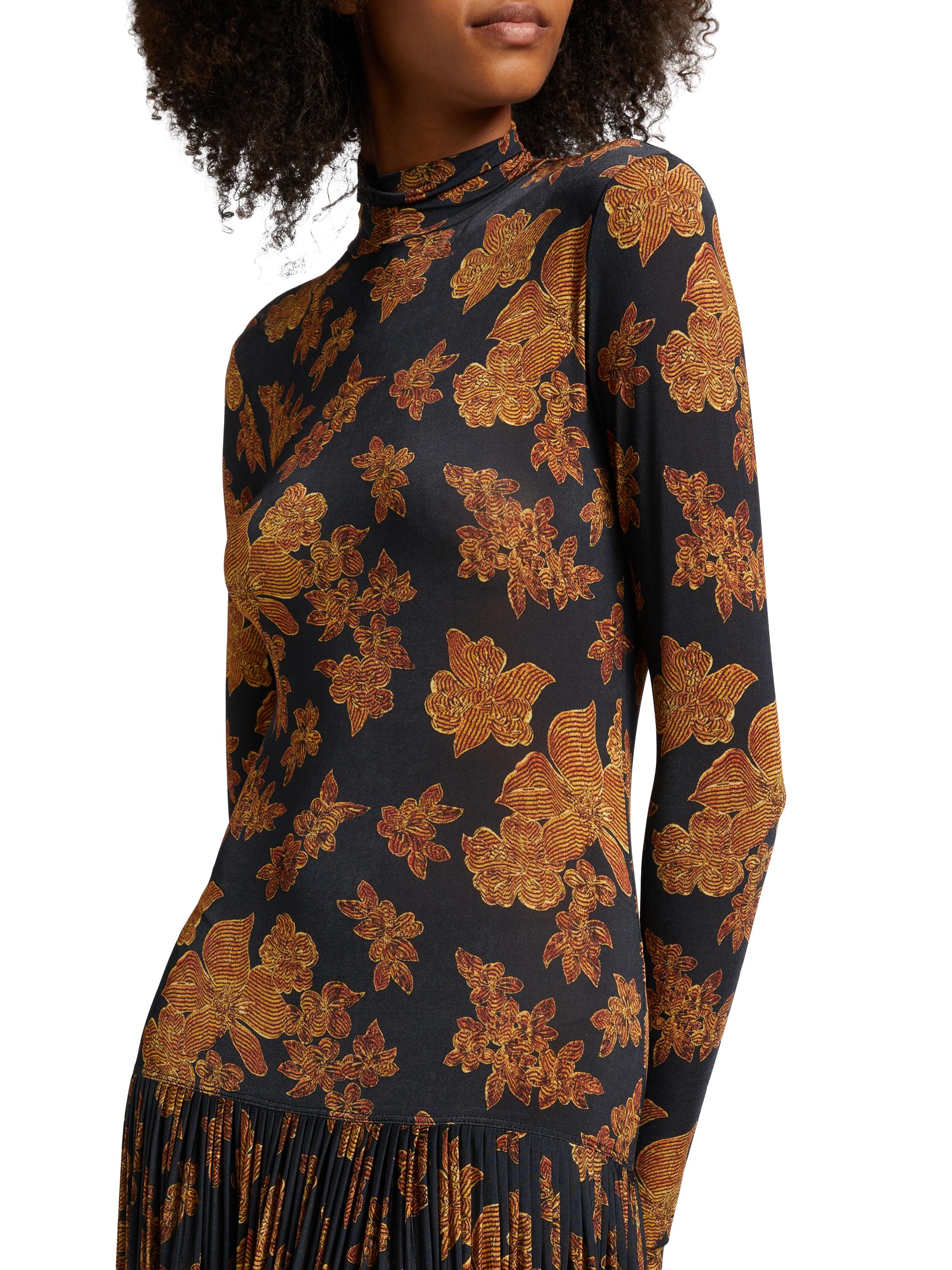 Ulla Johnson Amaya Floral Turtleneck Maxi Dress | Saks Fifth Avenue
