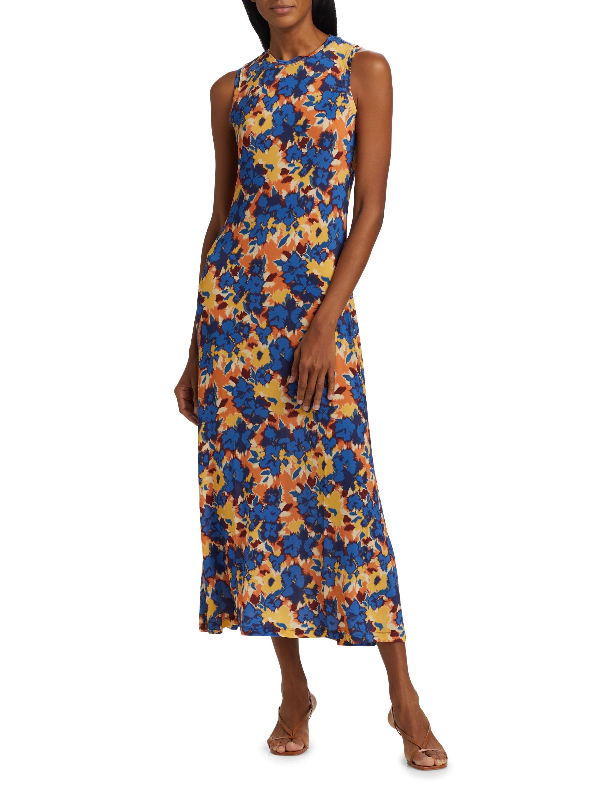 Ulla Johnson Orla Floral Jersey Midi-Dress | Saks Fifth Avenue