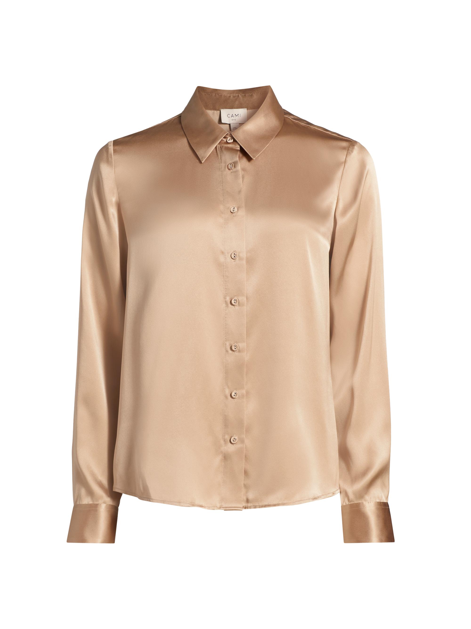 Cami NYC Women's Crosby Silk Blouse - Champagne
