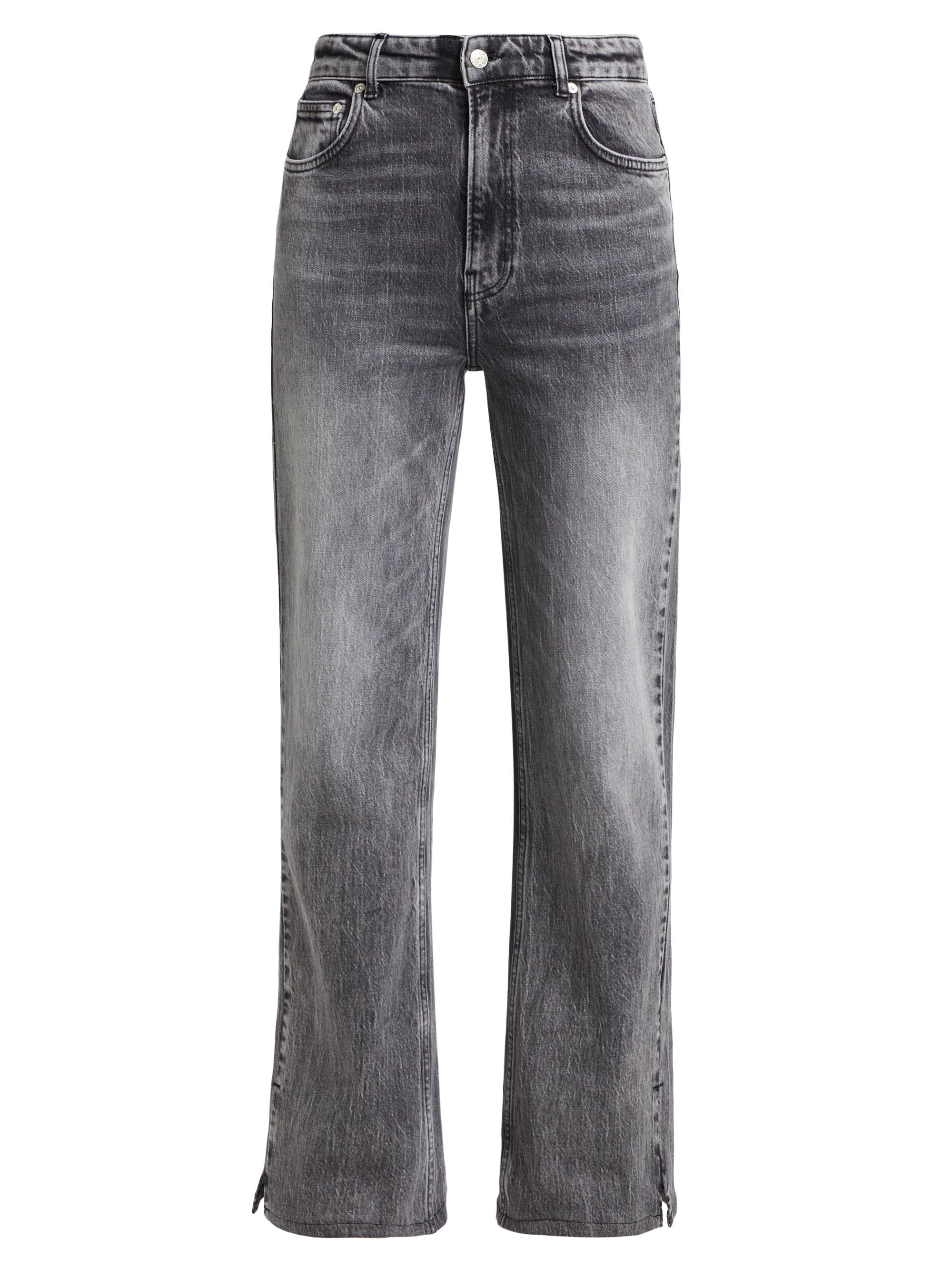 Moschino Jeans Women's High-Rise Split Hem Bootcut Jeans - Multi Grey