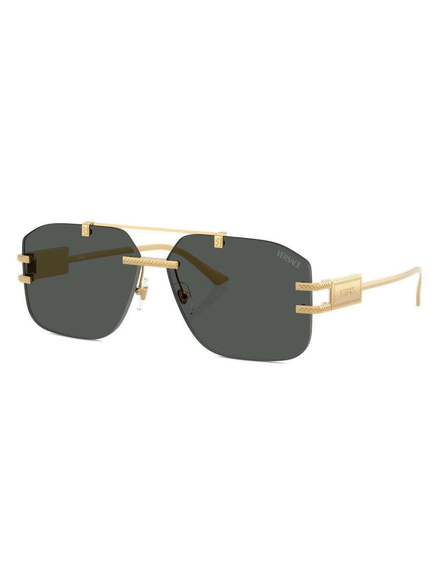 Versace 60MM Rectangular Sunglasses | Saks Fifth Avenue