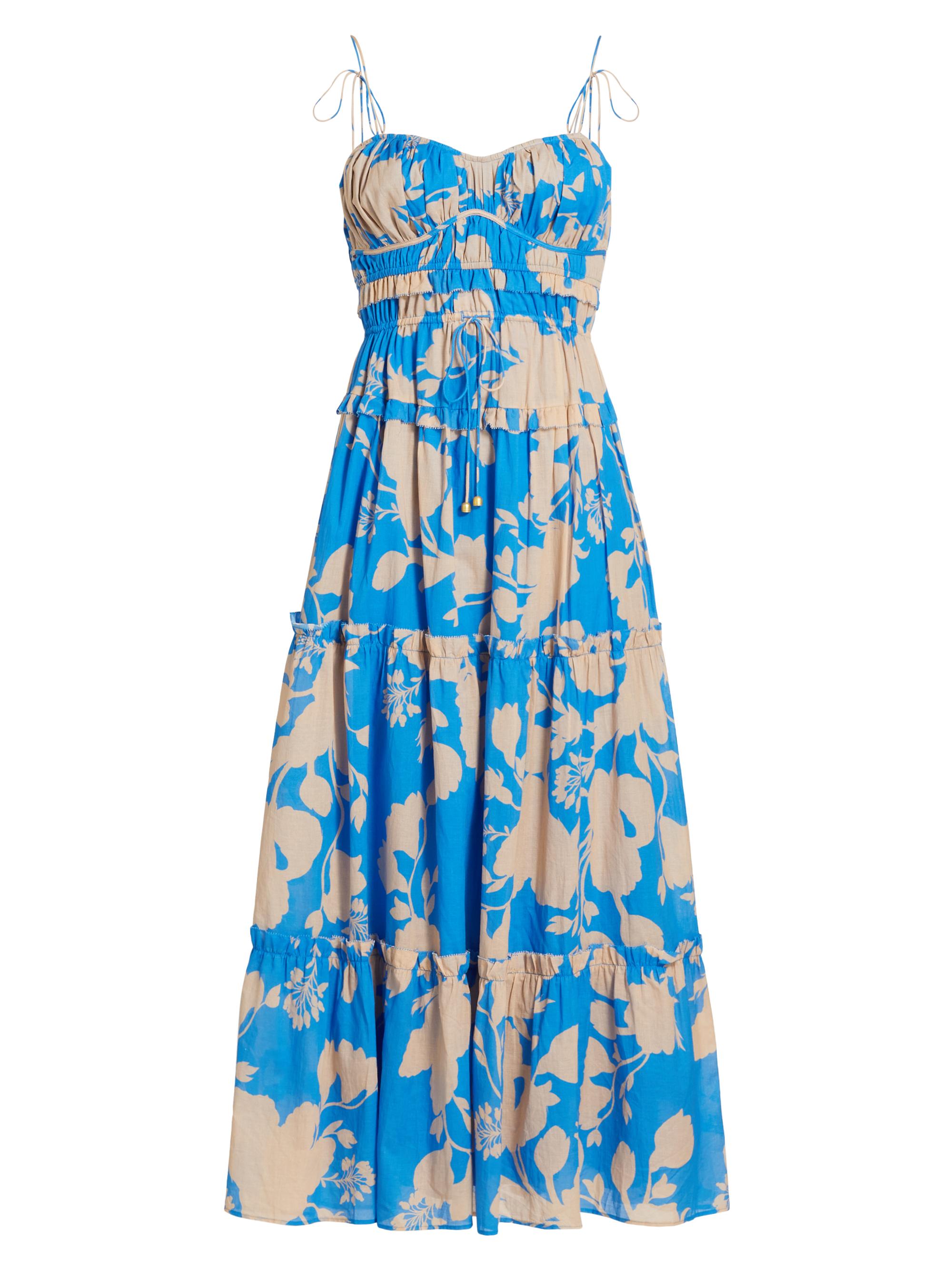 Aurora Floral Midi-Dress