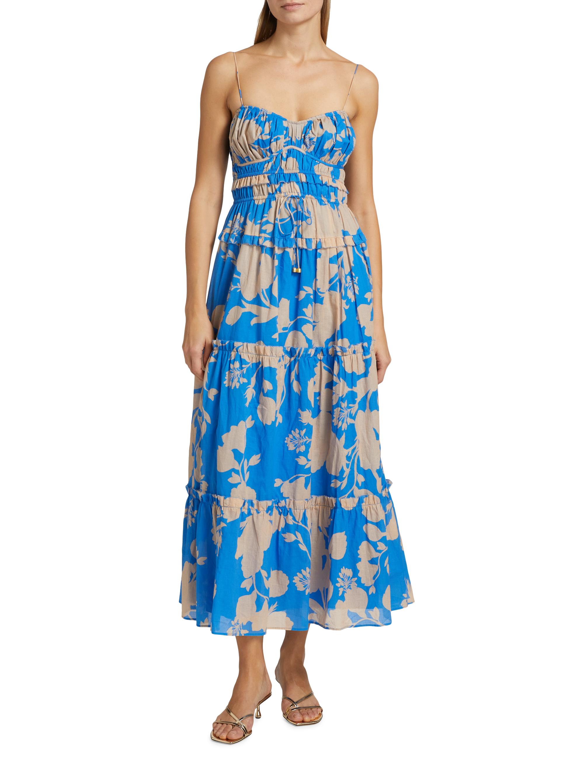 Aurora Floral Midi-Dress