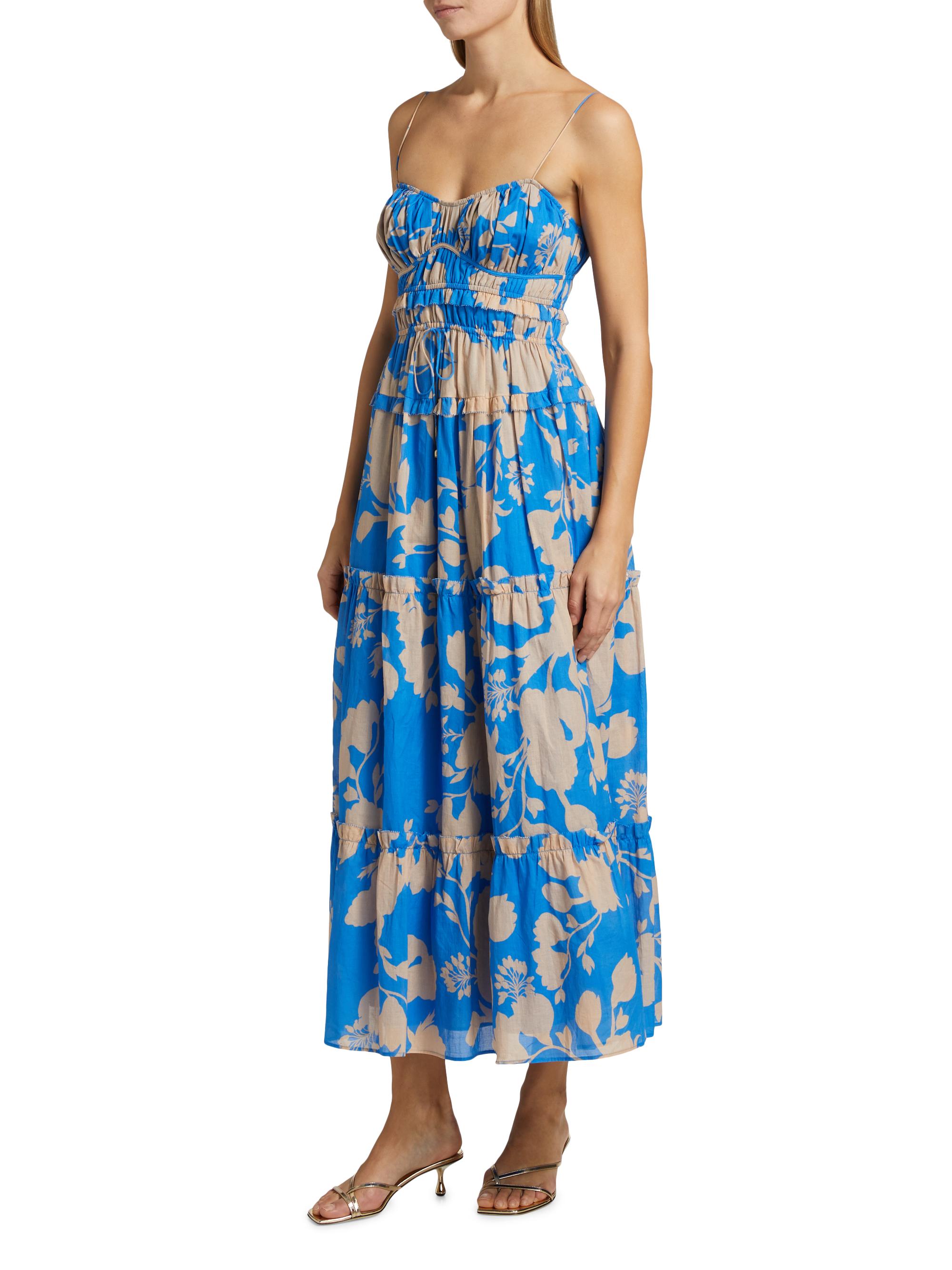 Aurora Floral Midi-Dress