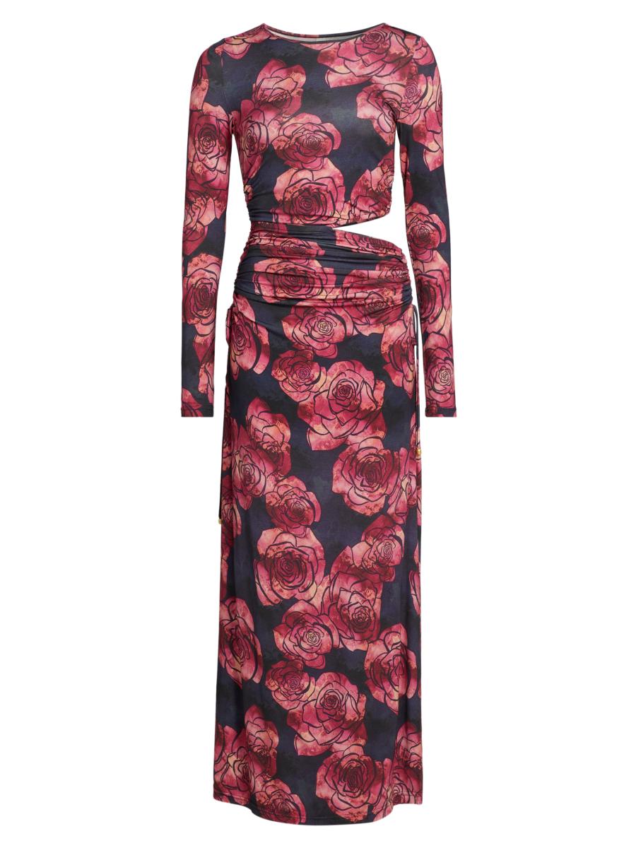 Kivari Women's Shia Rose Jersey Maxi Dress