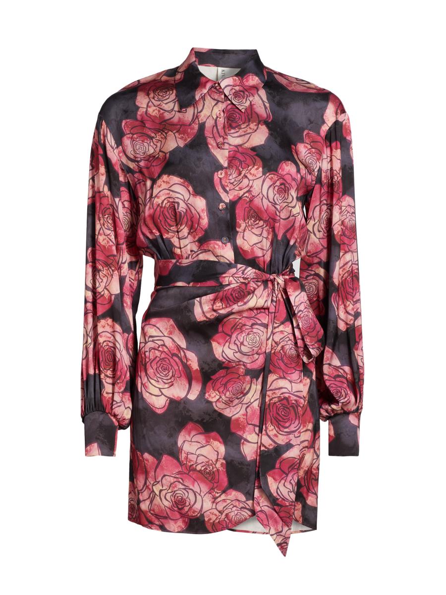 Cravate Saks Fifth Avenue Rose Et Bleu - Neuf Avec étiquettes - Pour Homme