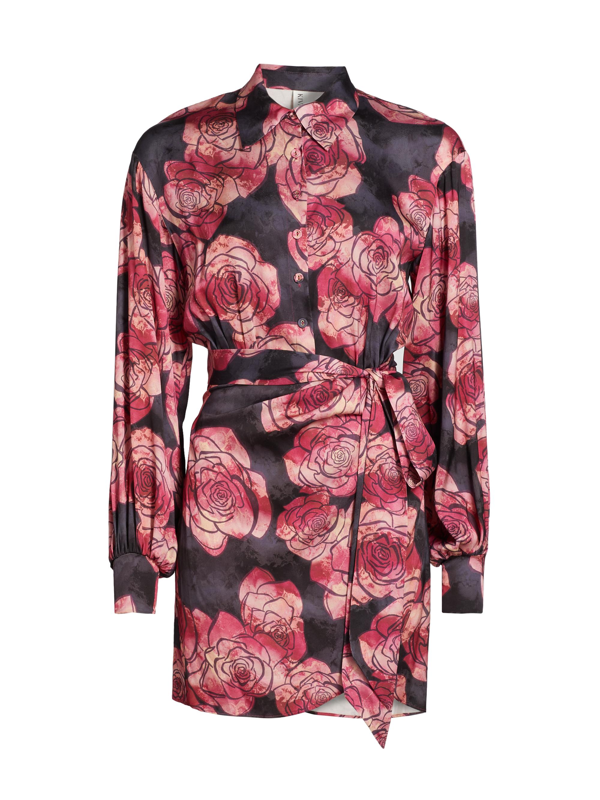 Kivari Women's Shia Rose Blouson Minidress - Shia