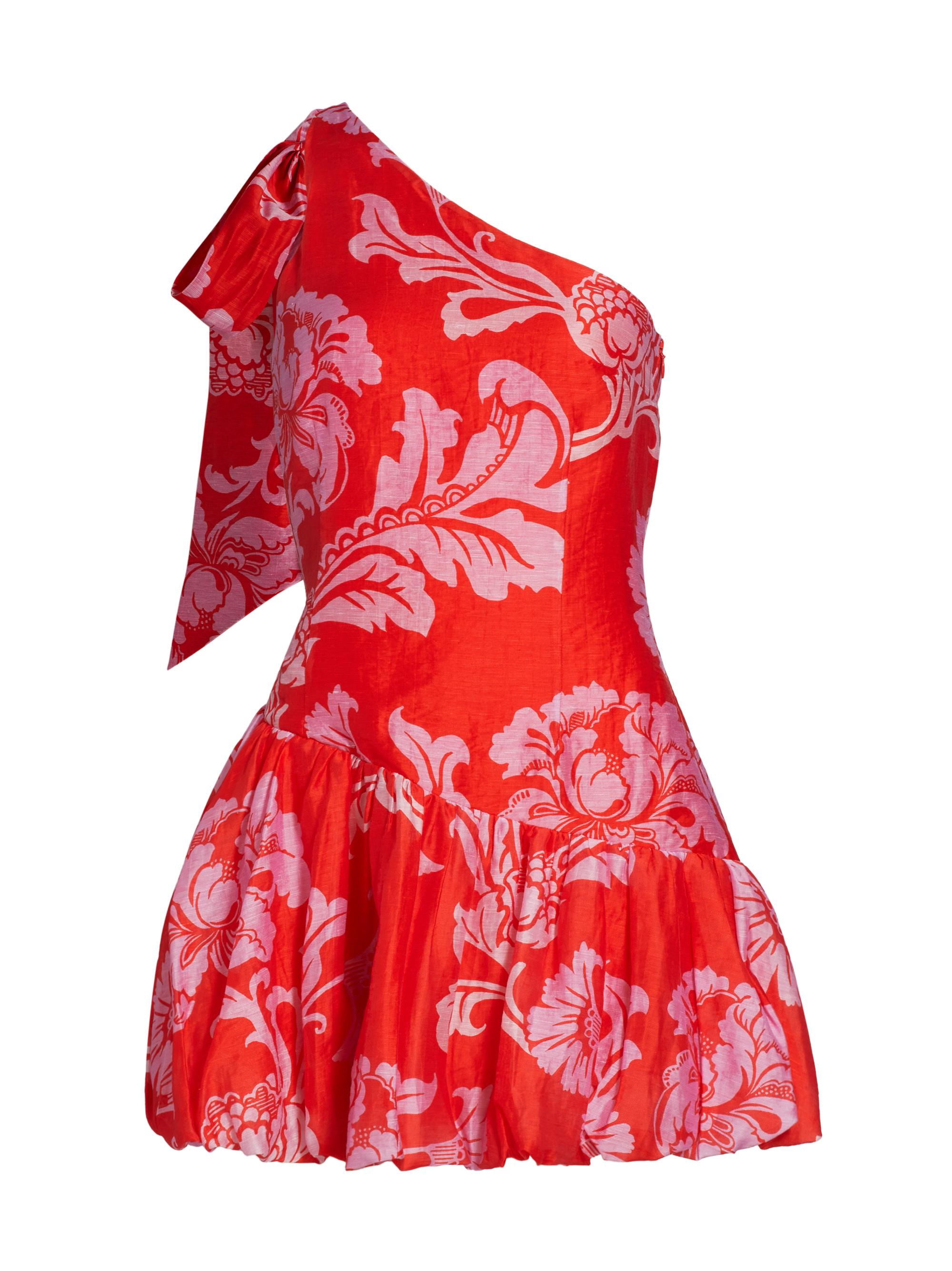 Kivari Women's Olina Floral One-Shoulder Minidress - Olina