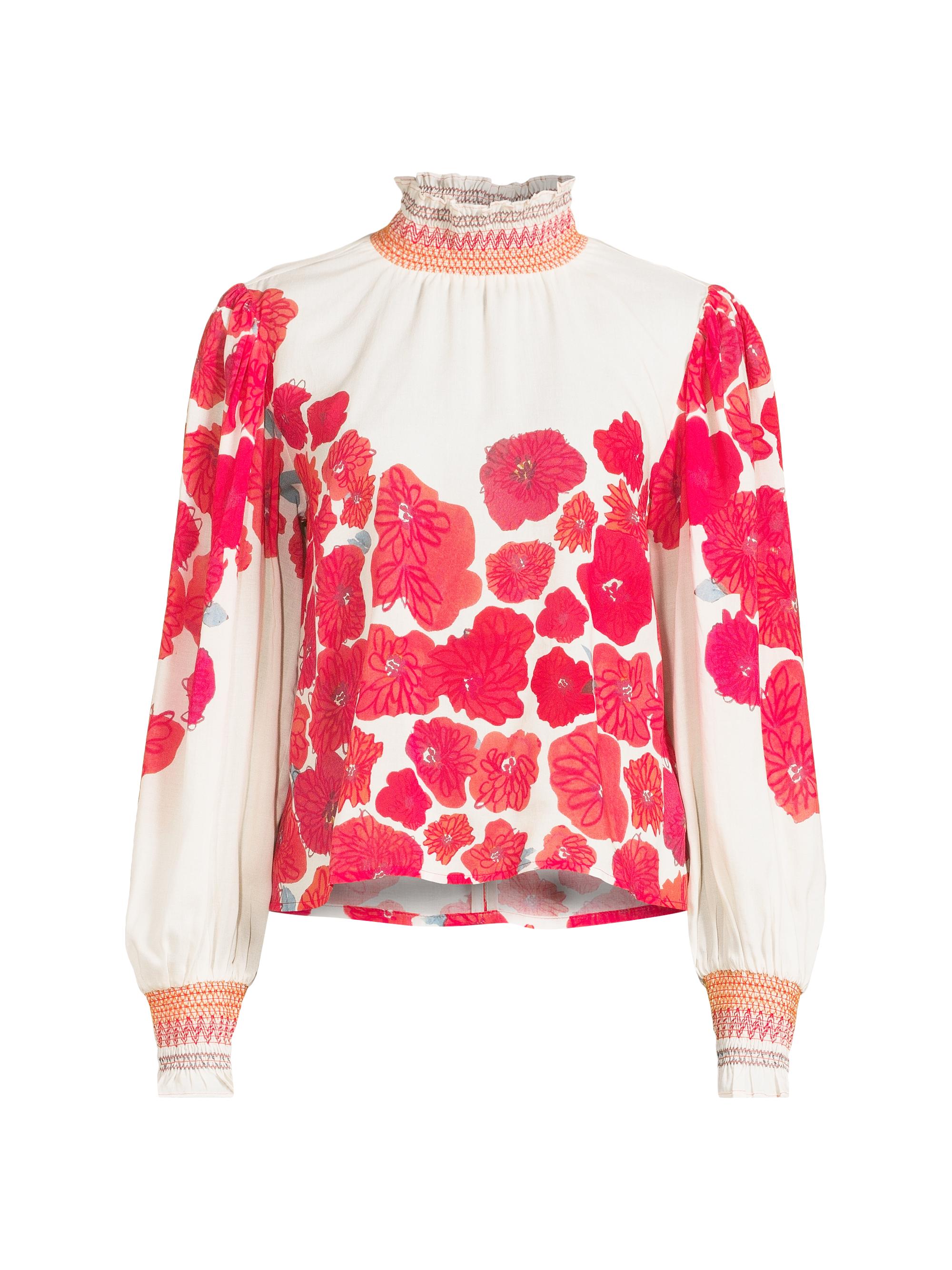 Hope for Flowers Women's Placement Poppy Blouse - Poppy Placement