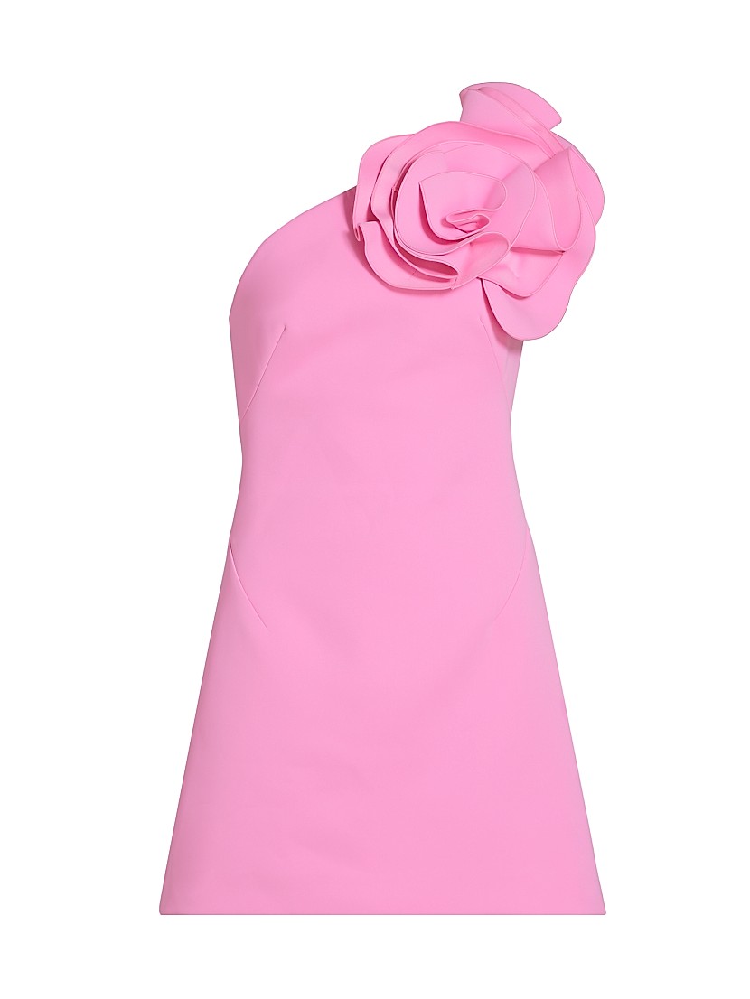 Shop Acler Turflea Floral One-Shoulder Minidress | Saks Shop Acler Turflea Floral One-Shoulder Minidress | Saks