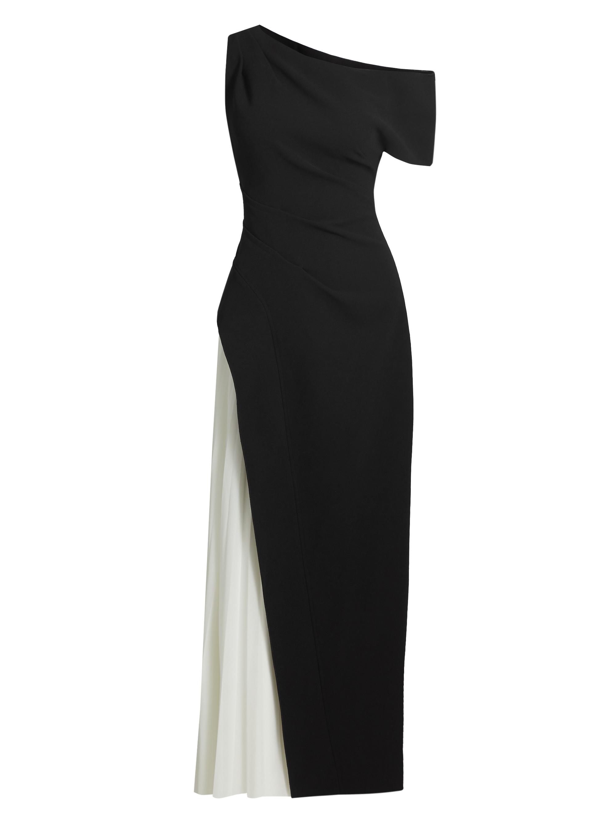 Acler Women's Sudden Two-Tone Maxi Dress - Black Cream