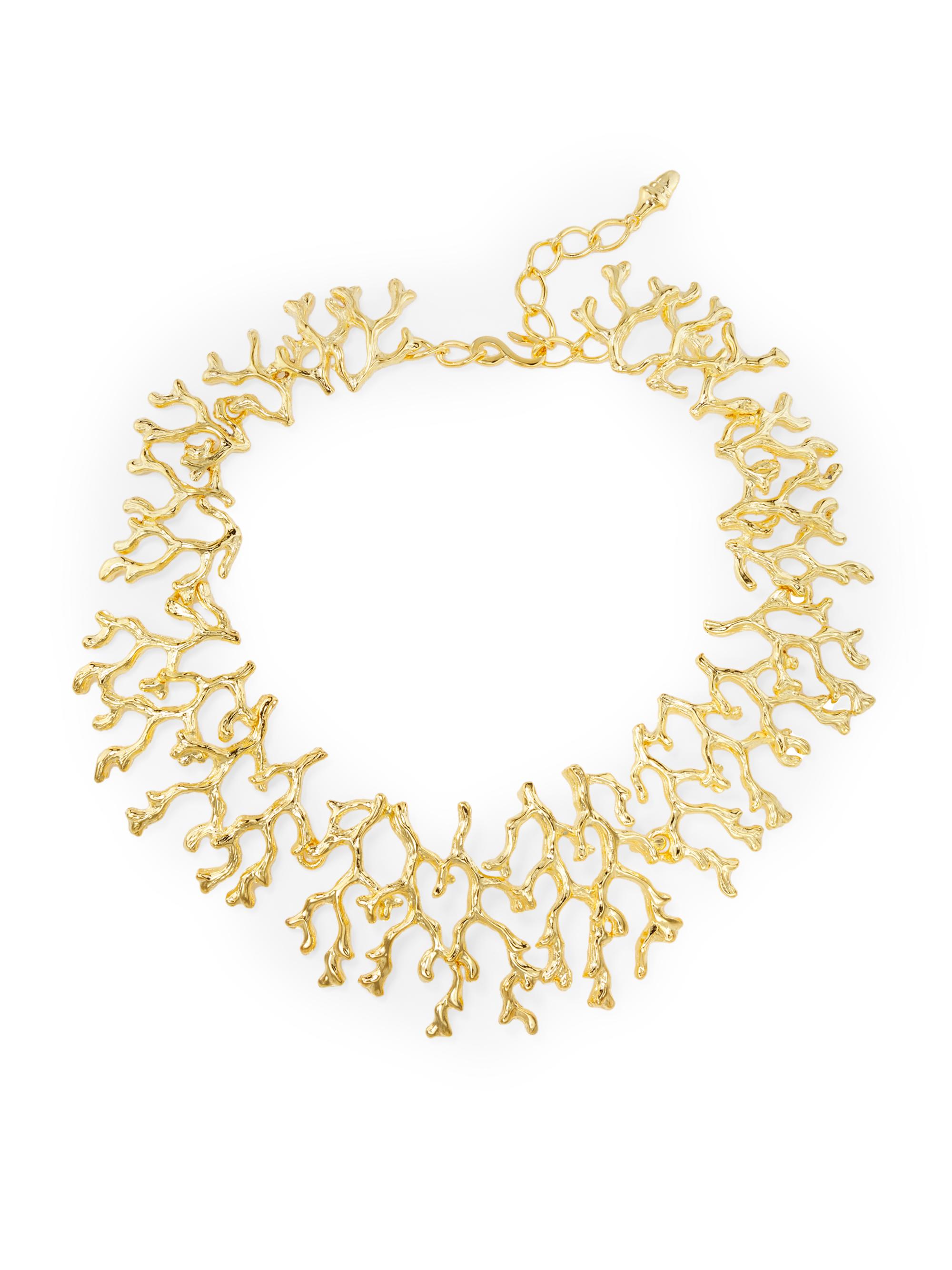Kenneth Jay Lane Women's 22K-Gold-Plated Sea Branch Necklace - Gold
