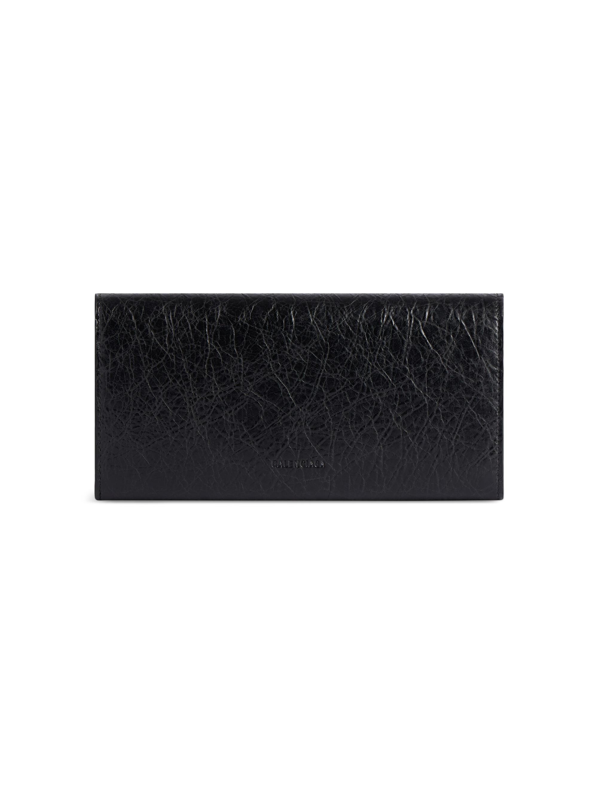 小物 BALENCIAGA Long wallet City Black Y2K Balenciaga Le City Money Long Wallet | Saks Fifth Avenue