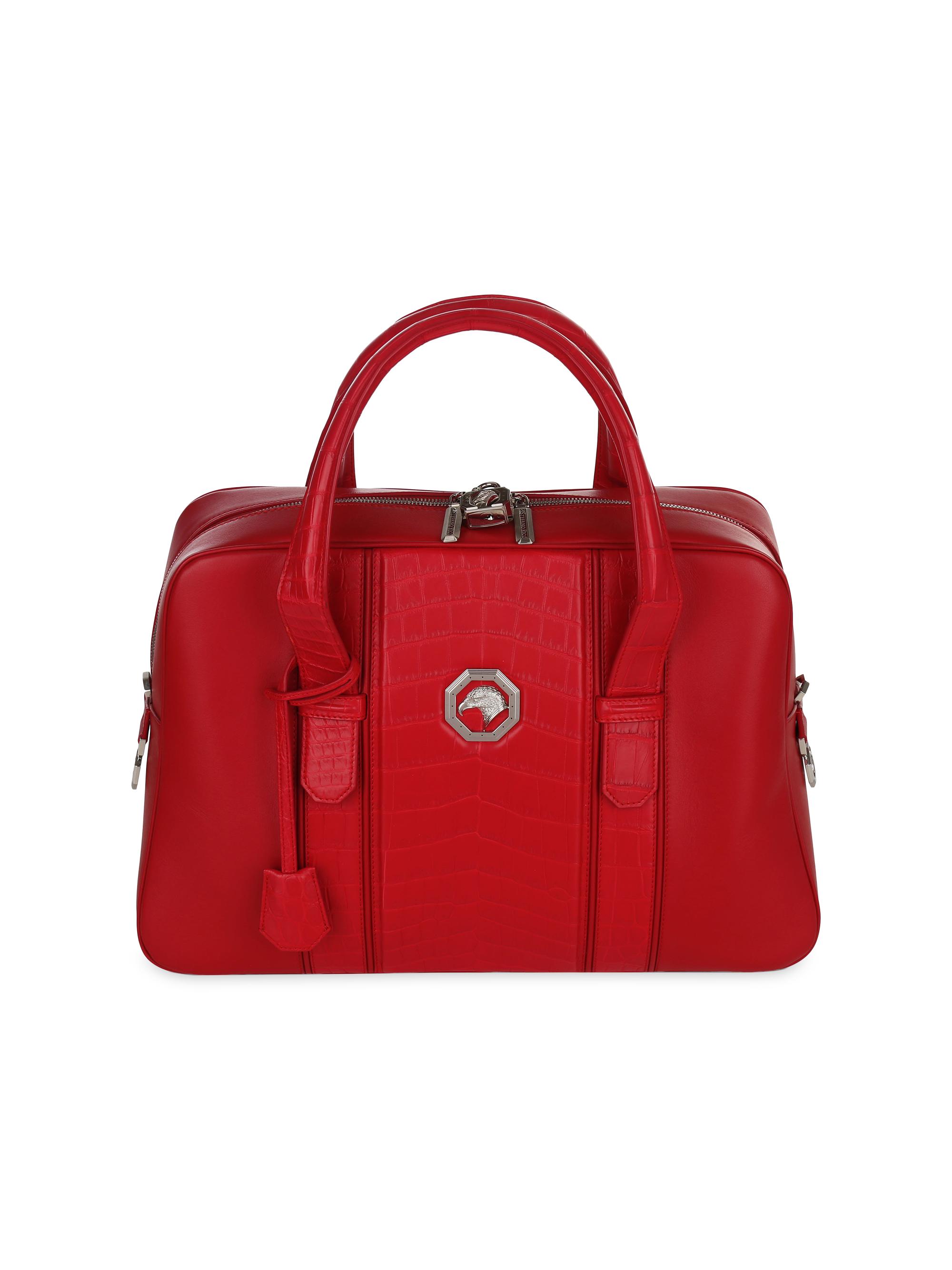 Stefano Ricci Men's Bag with Detachable Parts - Red
