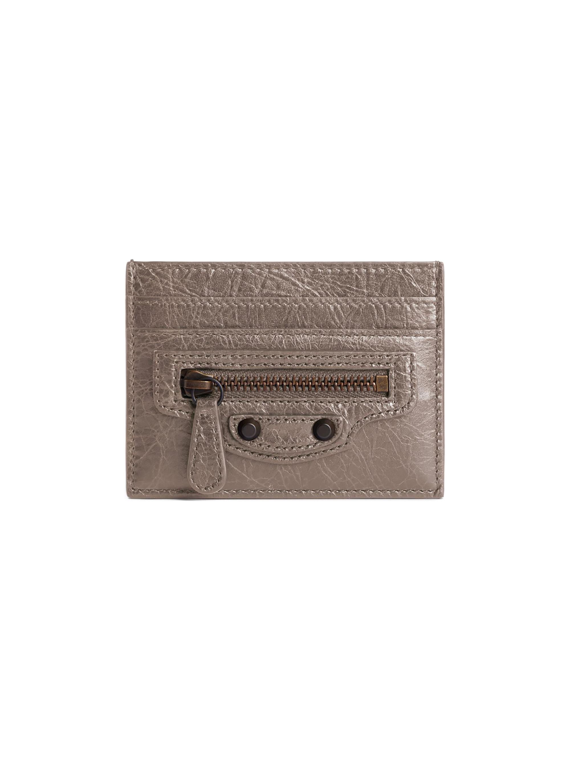 Balenciaga Women's Le City Card Holder - Dark Noix