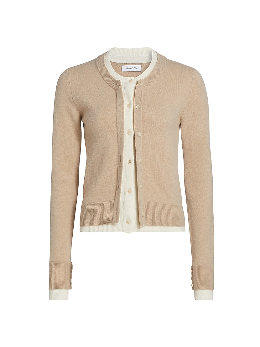 Shop Naadam Wool & Cashmere Layered Cardigan | Saks Fifth Avenue Shop Naadam Wool & Cashmere Layered Cardigan | Saks Fifth Avenue