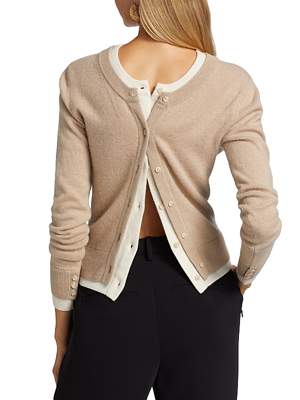 Shop Naadam Wool & Cashmere Layered Cardigan | Saks Fifth Avenue Shop Naadam Wool & Cashmere Layered Cardigan | Saks Fifth Avenue