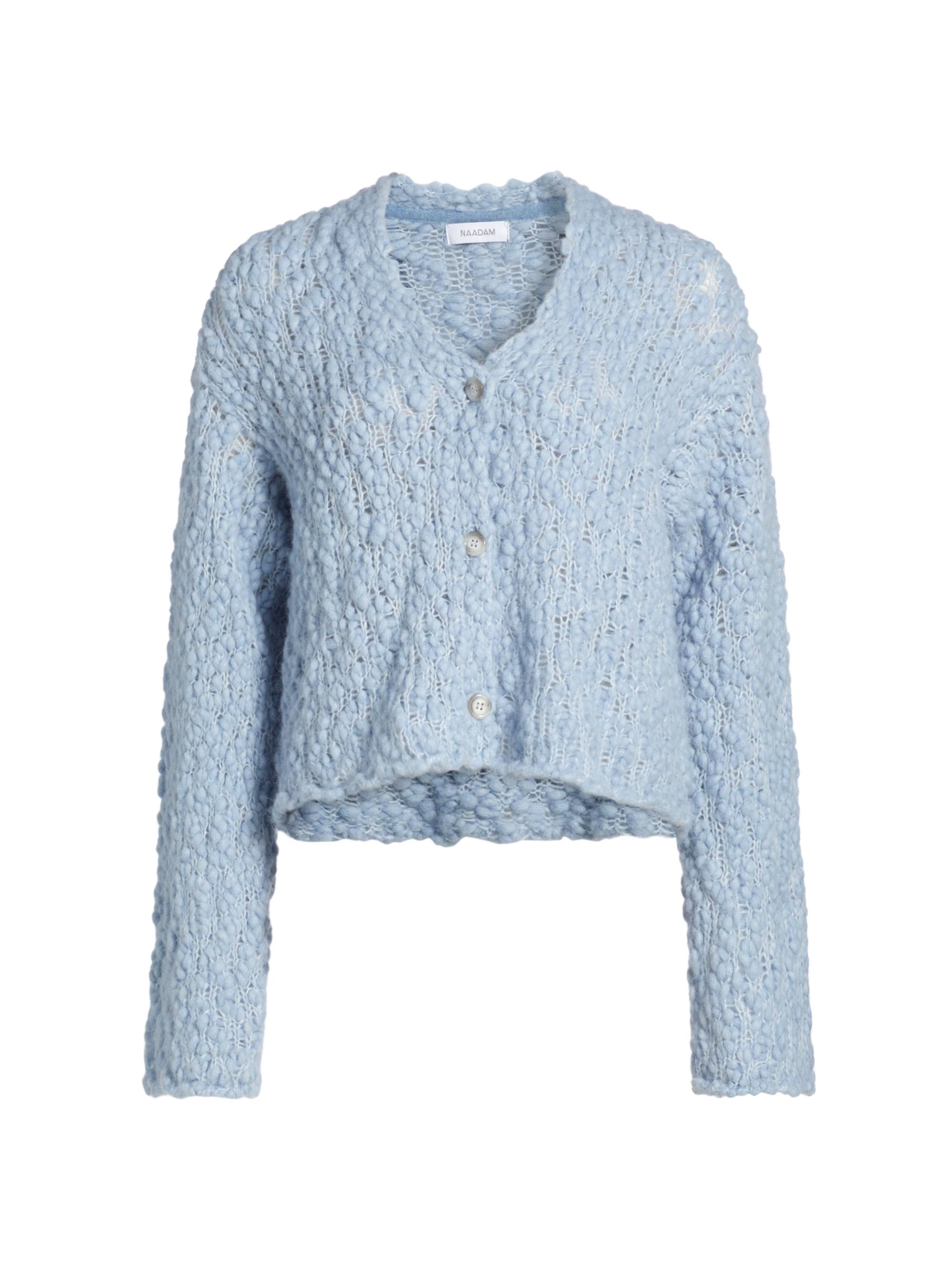 Naadam Gauze Mixed Media Cardigan | Saks Fifth Avenue