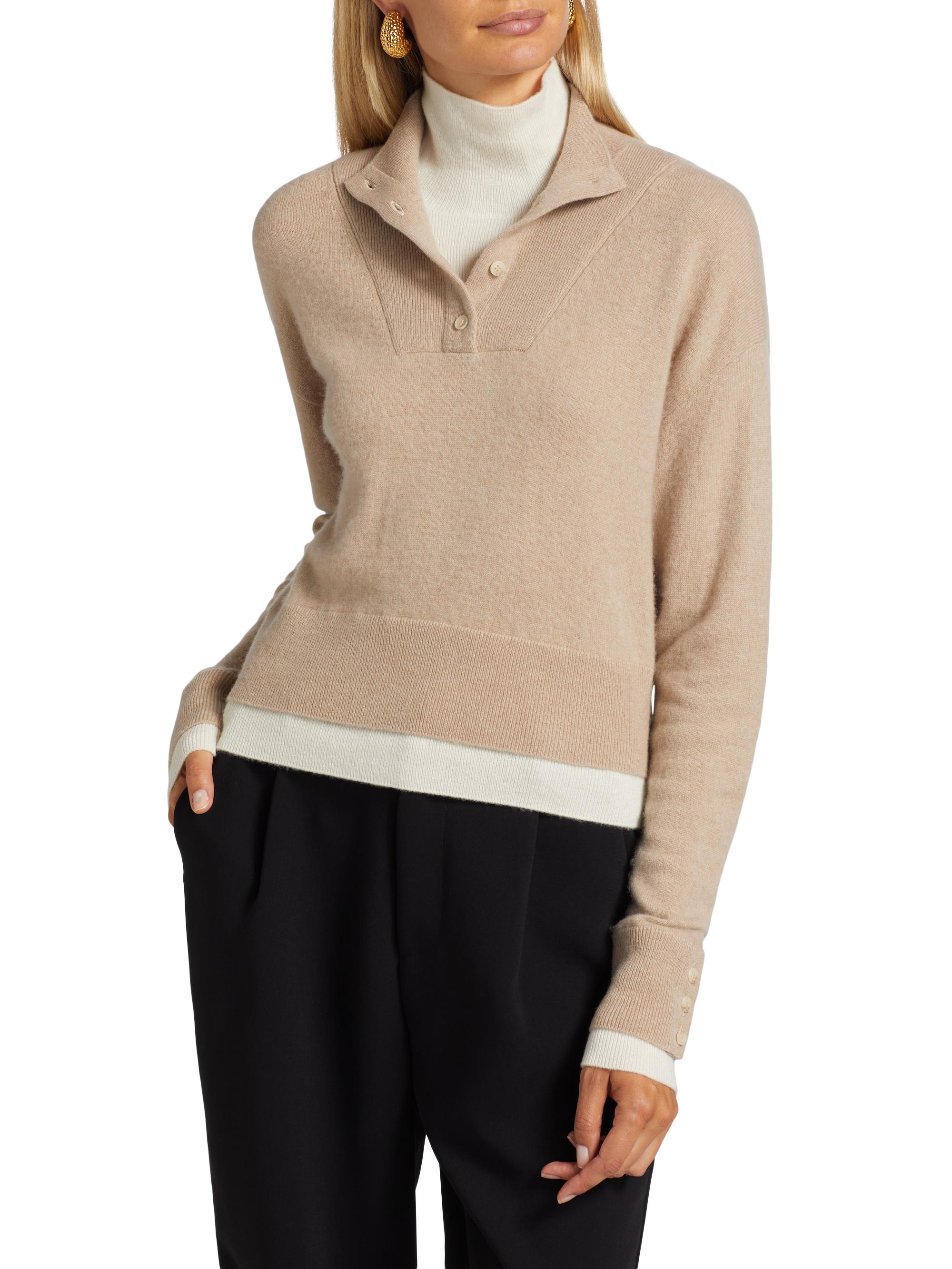 Naadam Wool & Cashmere Layered Sweater | Saks Fifth Avenue
