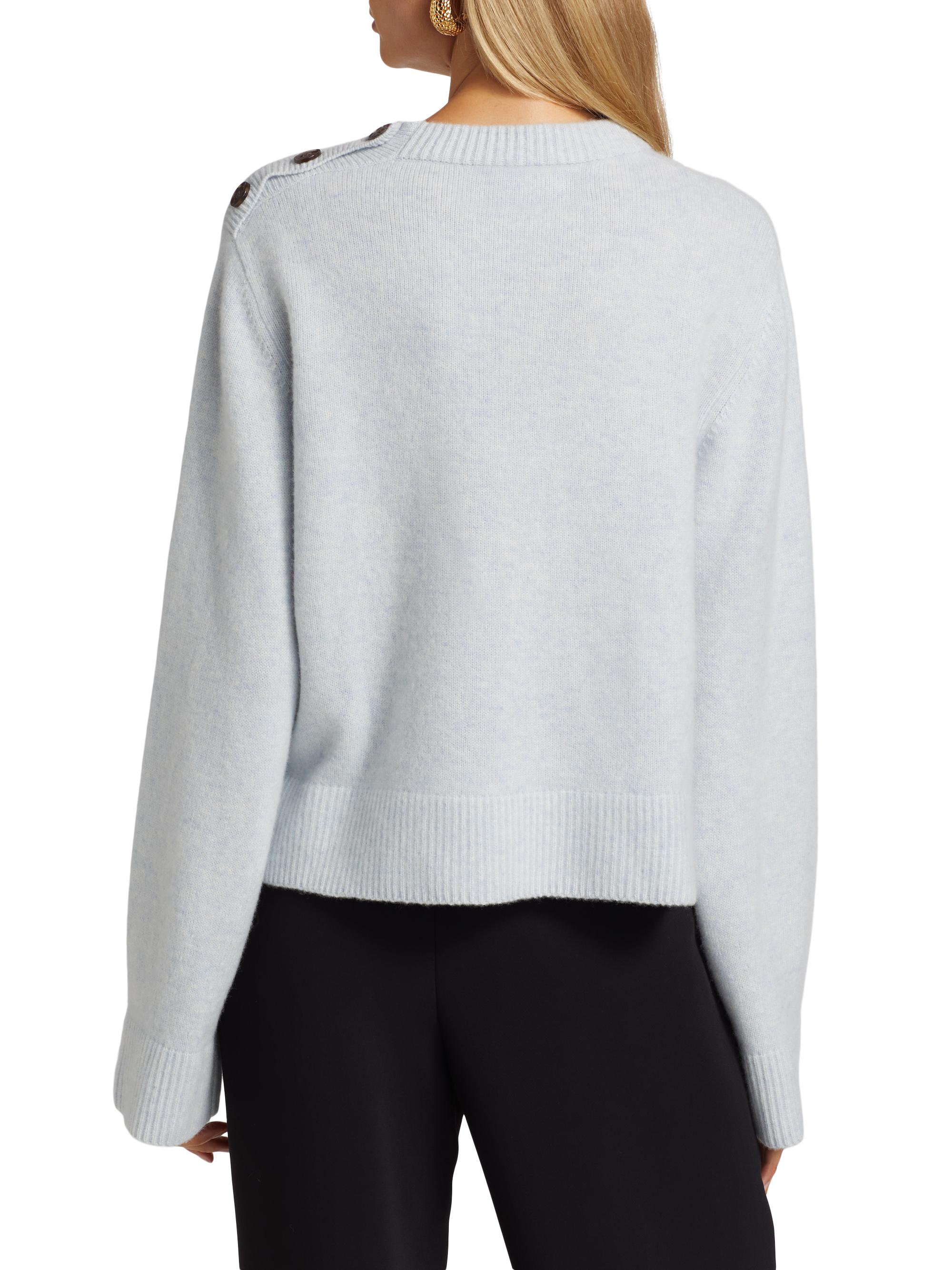 Naadam Cashmere Utility Crewneck Sweater | Saks Fifth Avenue