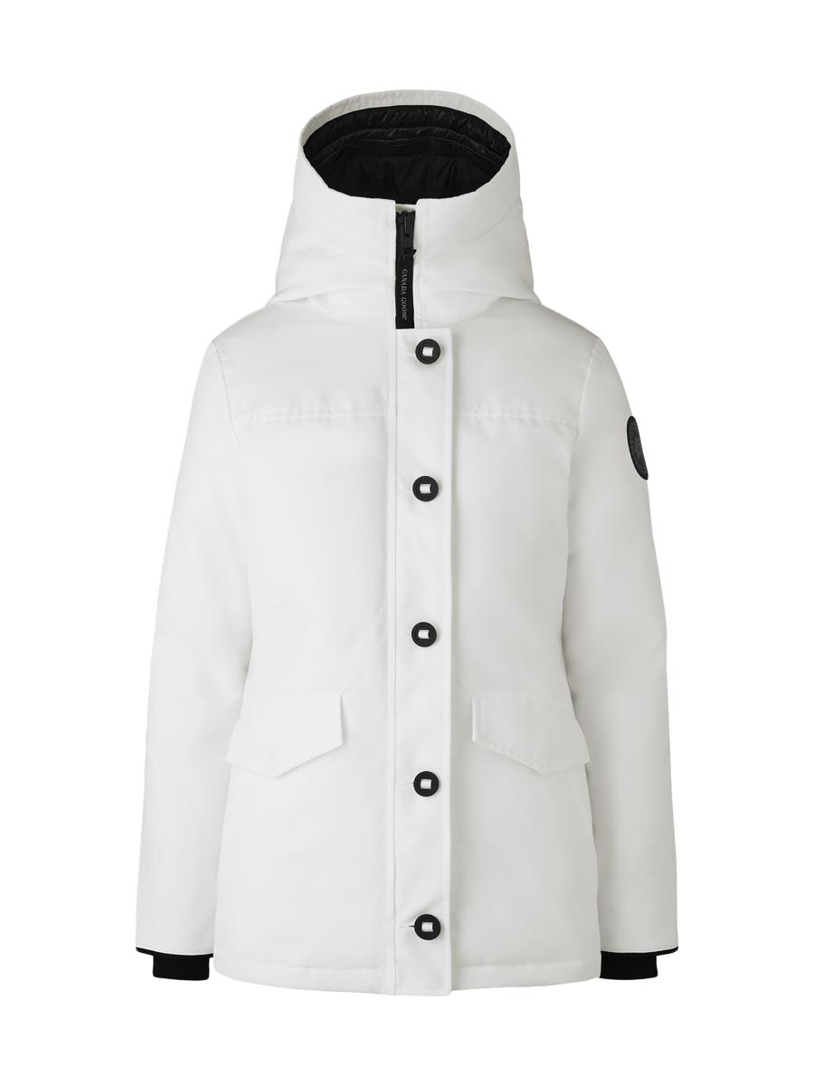Canada Goose Women's Black Label Rossclair Down Parka In North Star White