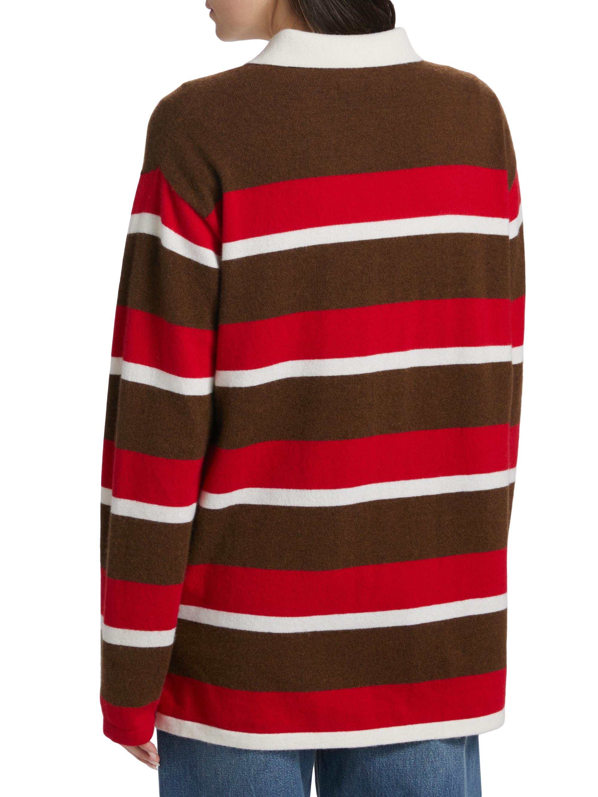 Guest in Residence Striped Cashmere Rugby Sweater | Saks Fifth Avenue