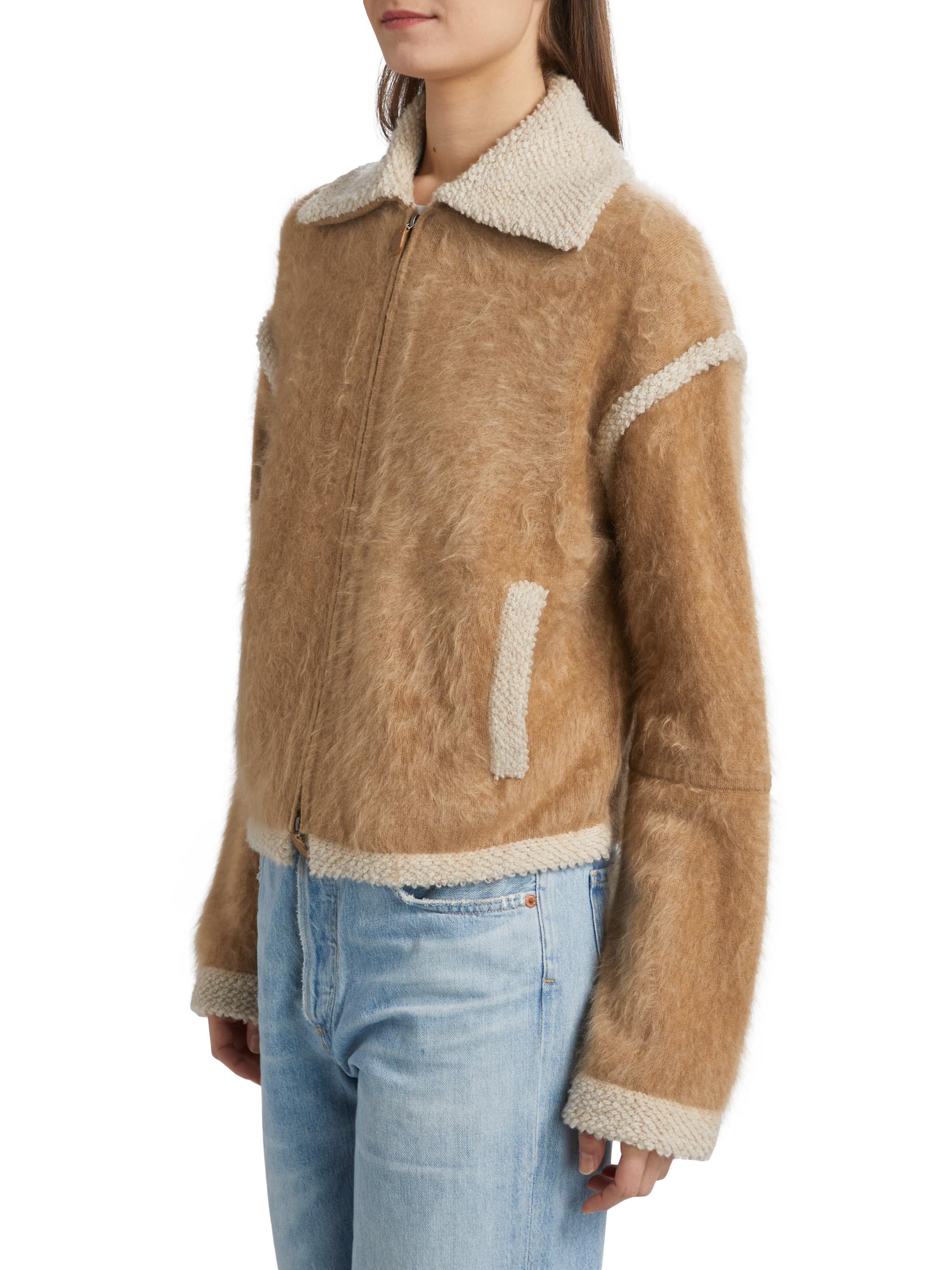 Guest in Residence Grizzly Cashmere ​Bomber Jacket | Saks Fifth Avenue