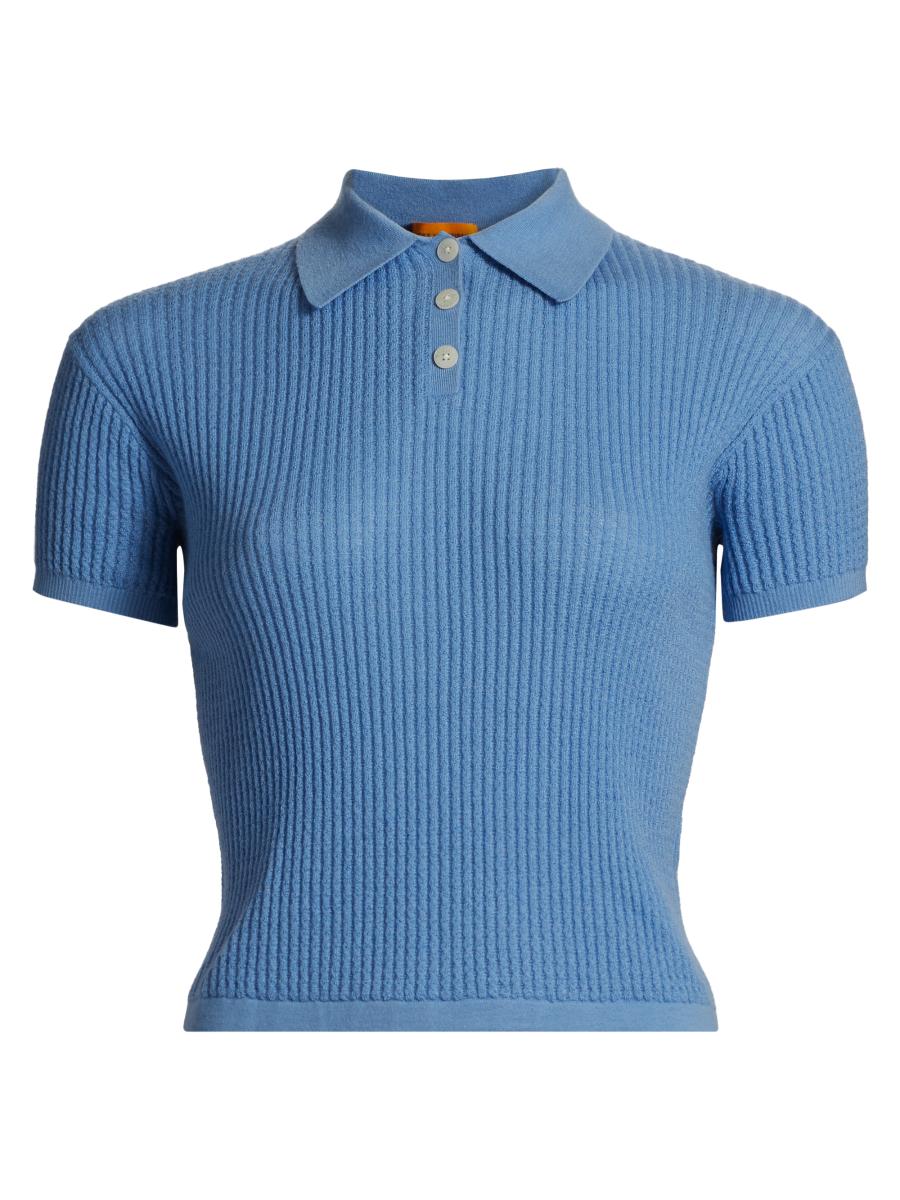 Guest in Residence Shrunken Cashmere Polo Shirt | Saks Fifth