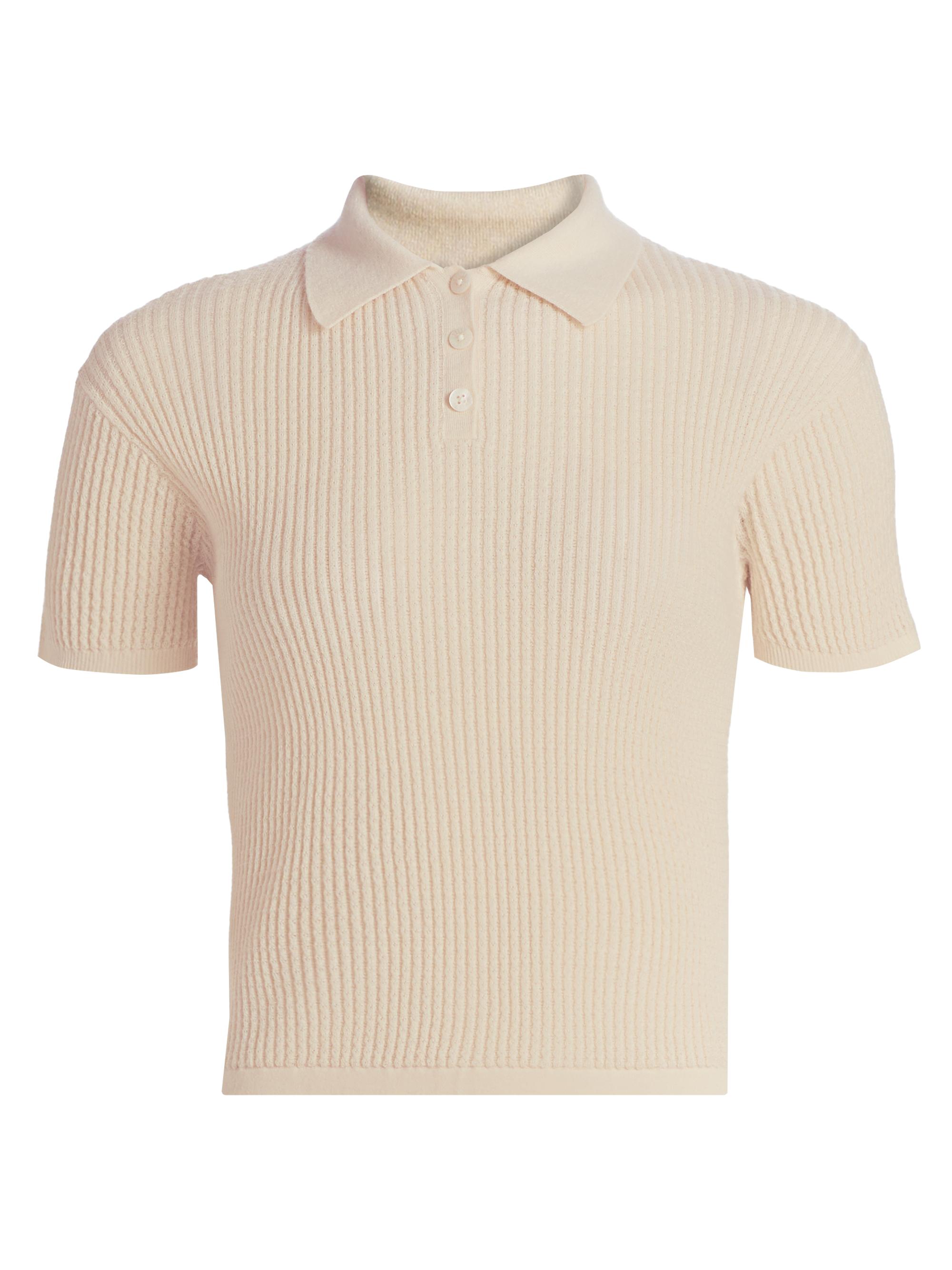 【新品】25ss h beauty&youth cotton polo knit L 新品同様 25ss H BEAUTY&YOUTH ツイストコットン タイダイ クルー