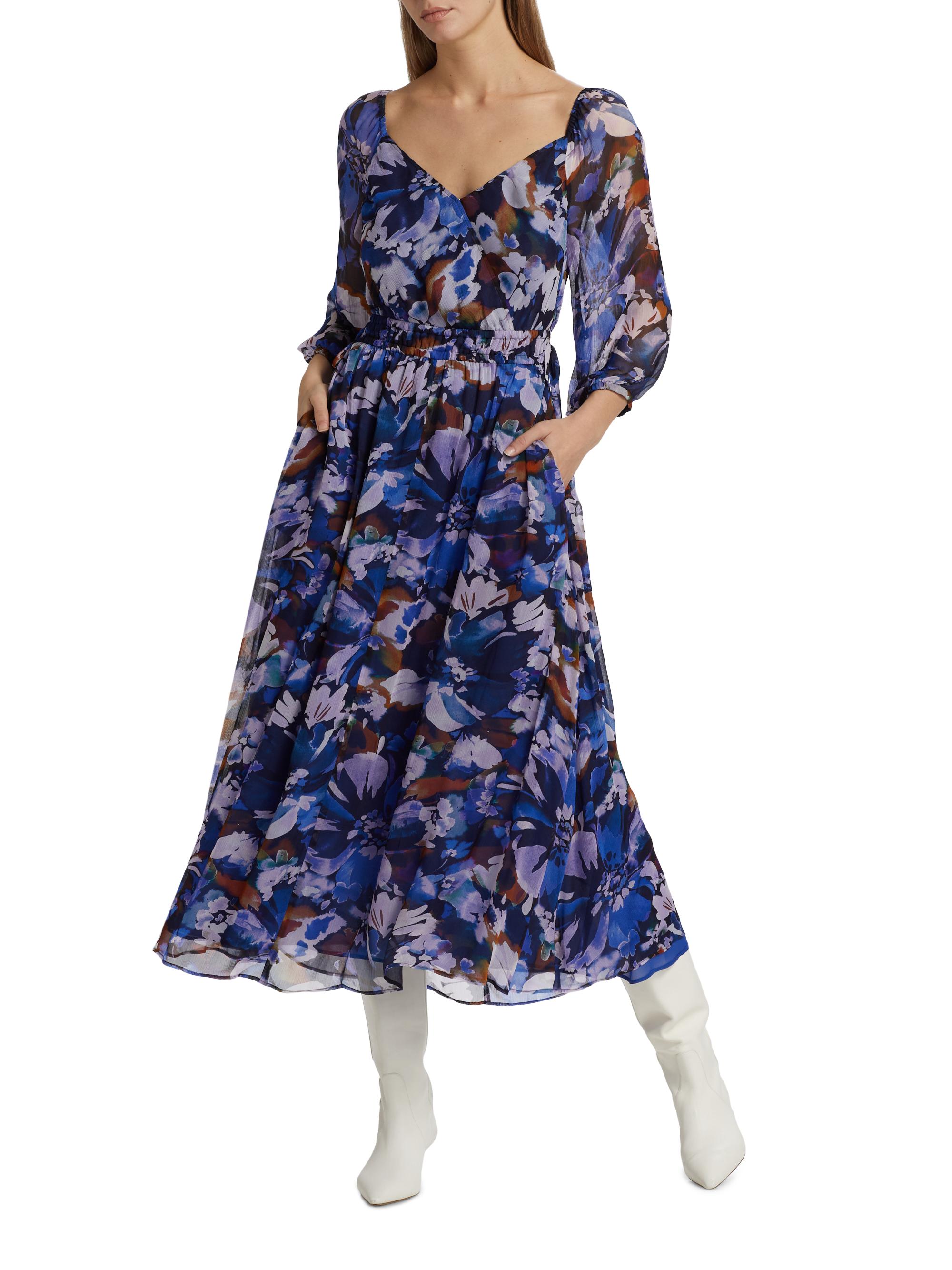 knee length dresses for ladies Katie J NYC Juniors Serenity Maxi Dress Serene Blue / Juniors/Women Xs main image 0