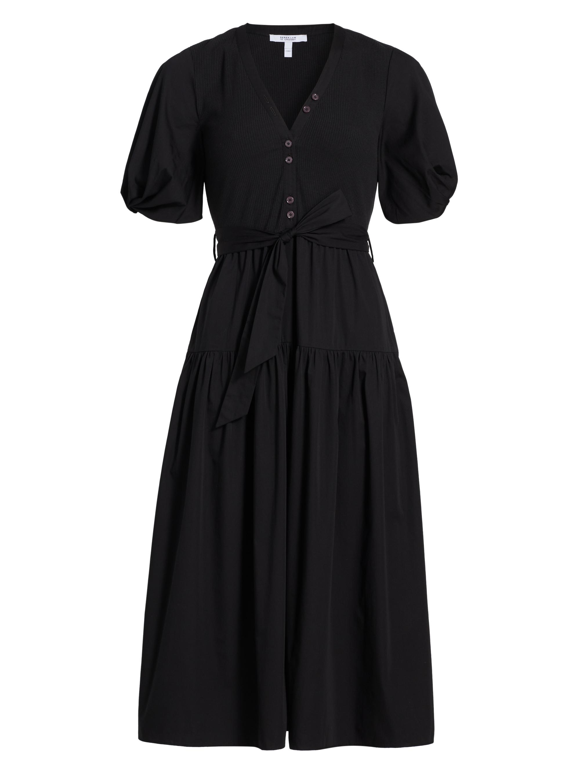 Derek Lam 10 Crosby Natalia Mixed Media Dress | Saks Fifth Avenue