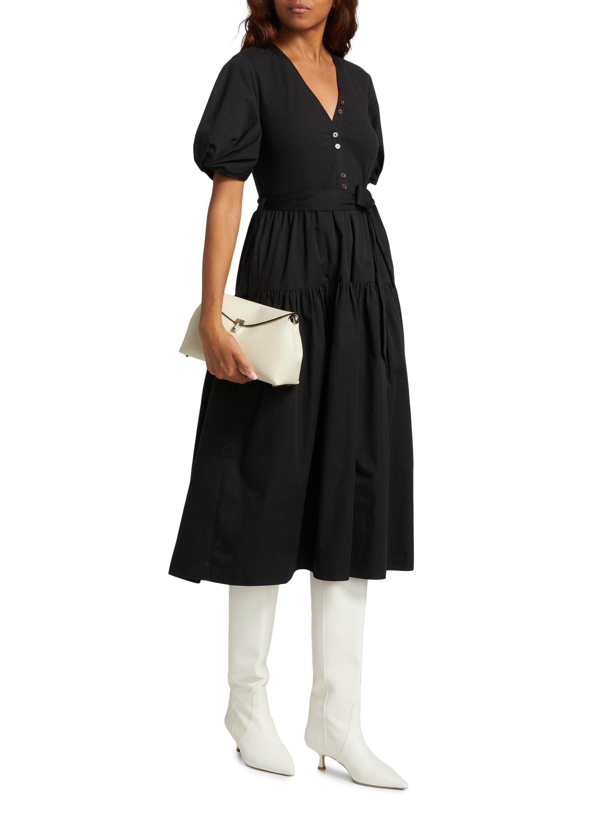 Derek Lam 10 Crosby Natalia Mixed Media Dress | Saks Fifth Avenue