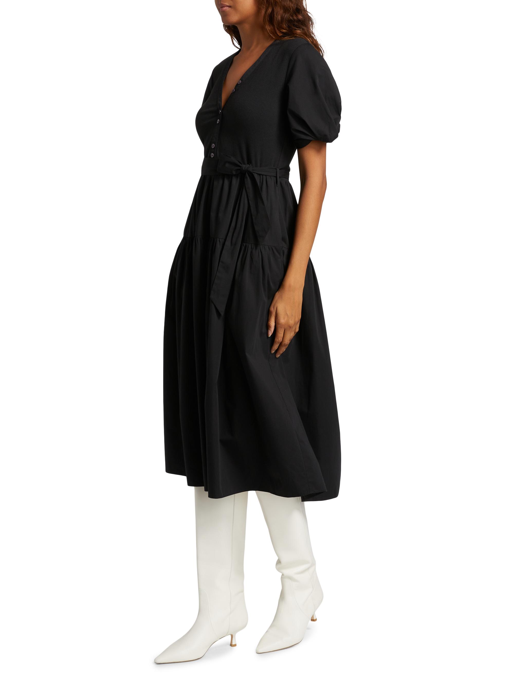 Derek Lam 10 Crosby Natalia Mixed Media Dress | Saks Fifth Avenue