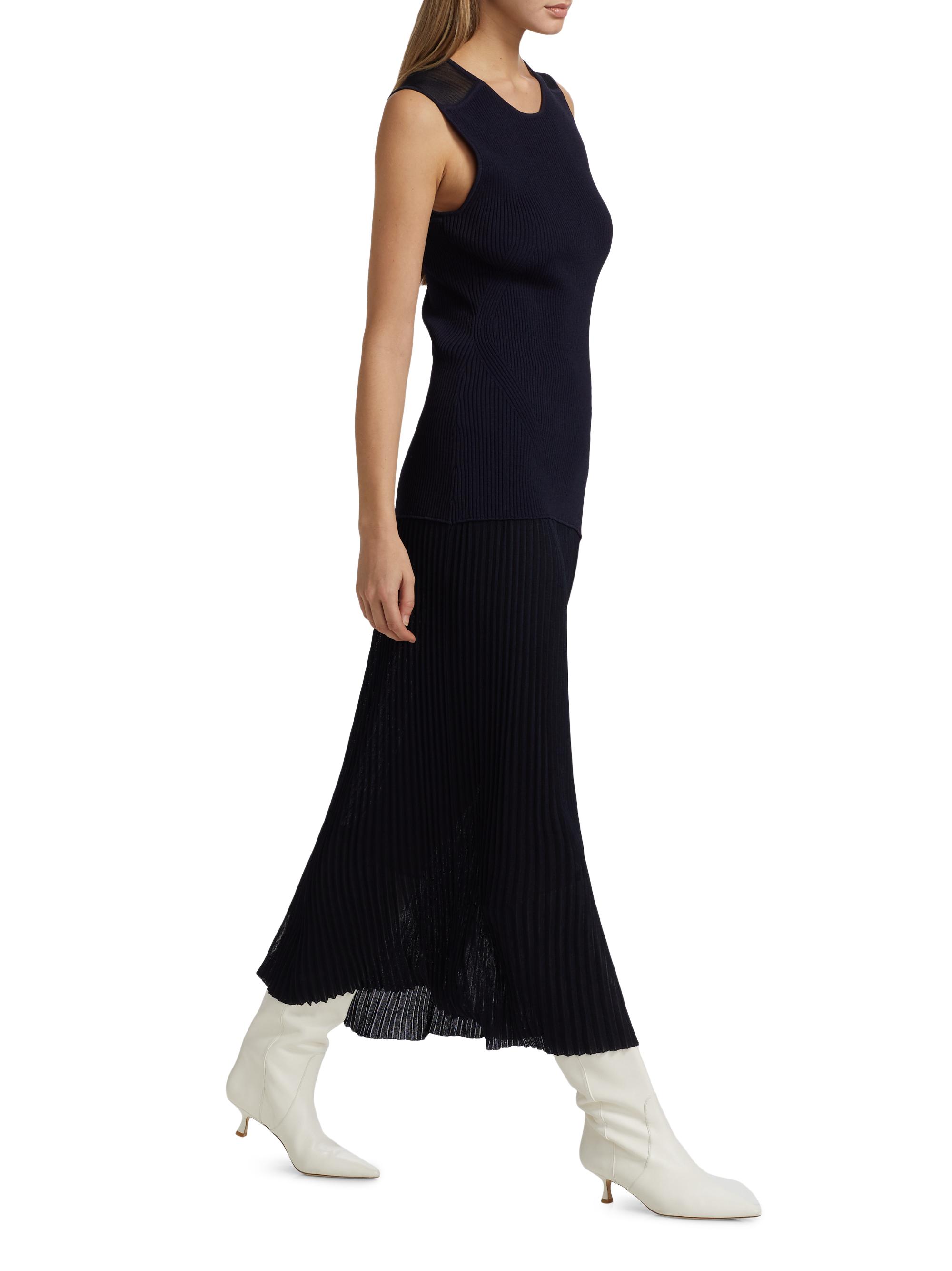 Derek Lam 10 Crosby Lecco Rib-Knit Cocktail Dress | Saks Fifth Avenue