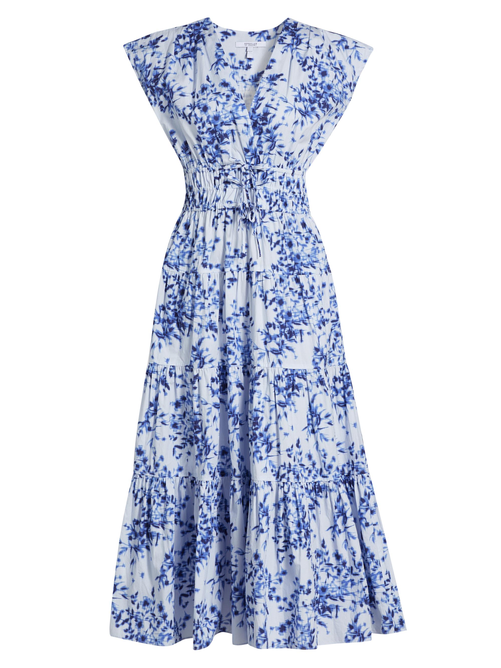 Derek Lam 10 Crosby Fatima Cotton Floral Midi-Dress | Saks Fifth