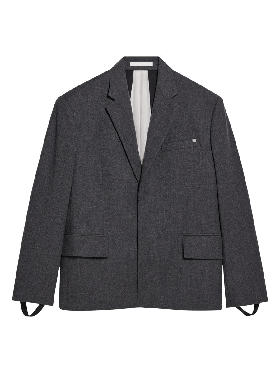 Helmut Lang Driver Boxy Wool-Blend Blazer | Saks Fifth Avenue
