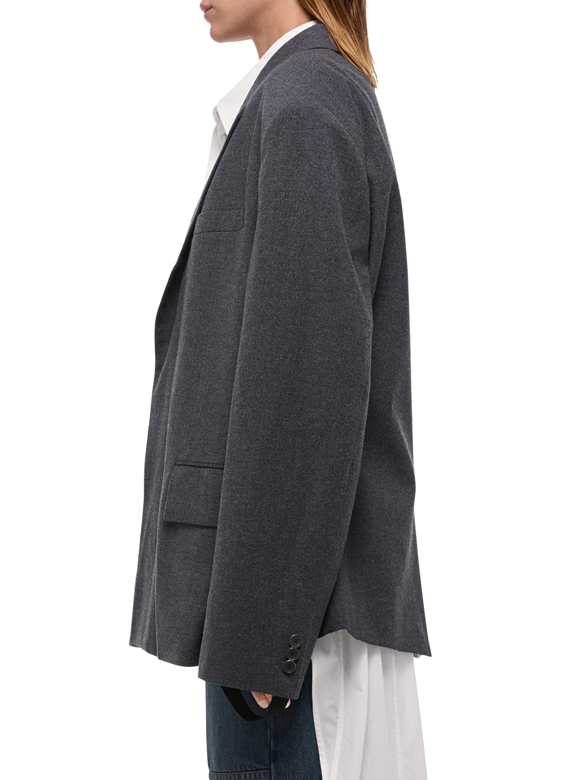 Helmut Lang Driver Boxy Wool-Blend Blazer | Saks Fifth Avenue