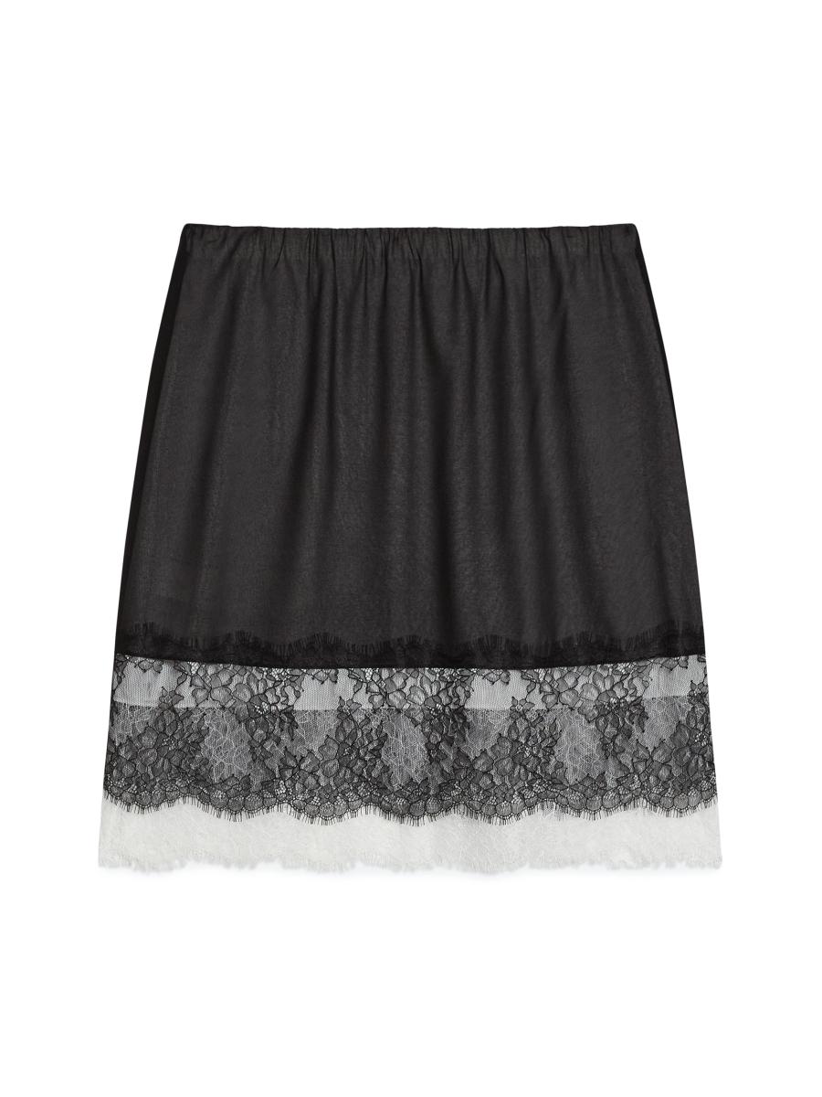 Helmut Lang Lace Slip Miniskirt | Saks Fifth Avenue